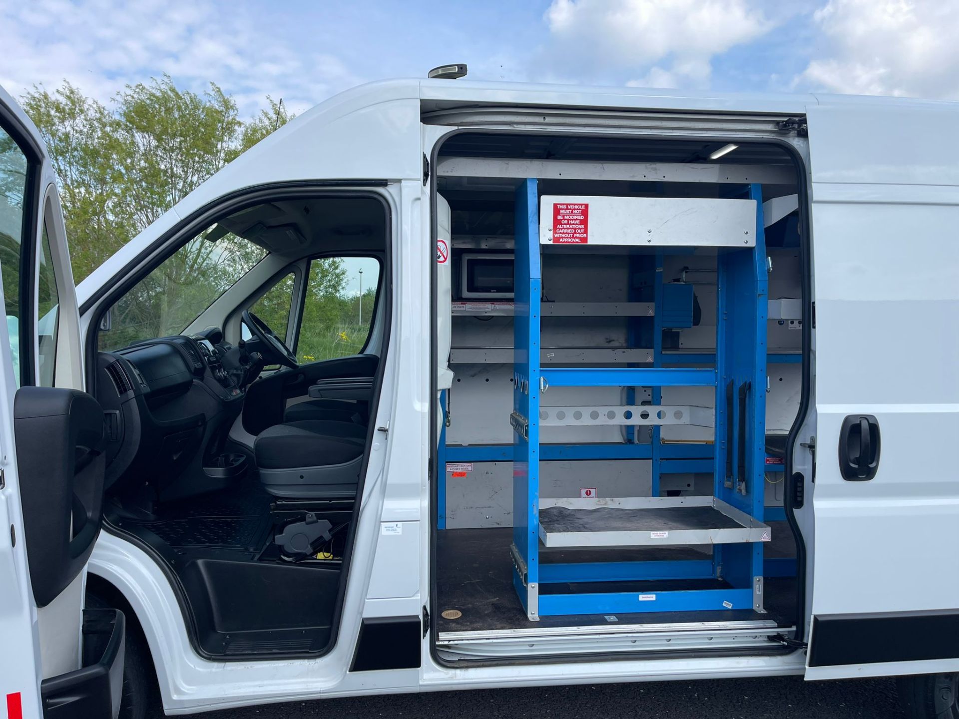 2019/19 REG FIAT DUCATO 35 MULTIJET II 2.0 DIESEL WORKSHOP VAN, EASY LIFT CRANE, EBERSPACHER HEATER - Bild 9 aus 30