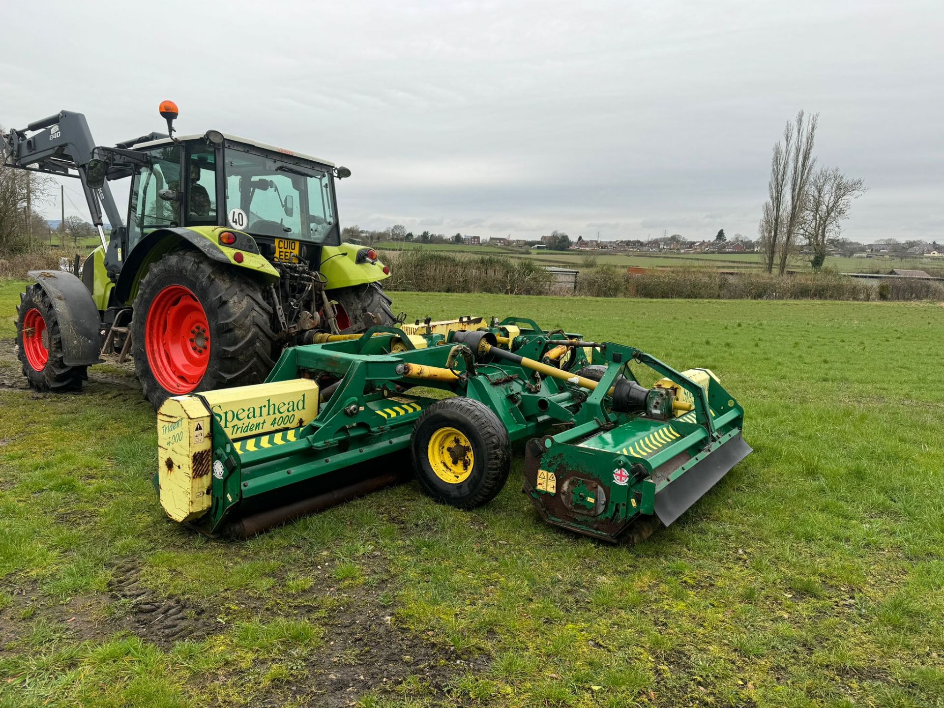SPEARHEAD TRIDENT 4000 3 GANG TOWBEHIND FLAIL MOWER *PLUS VAT* - Image 8 of 12
