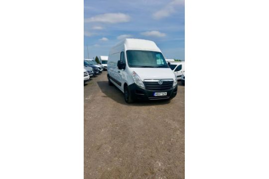 2018 VAUXHALL MOVANO L3H3 F3500 CDTI WHITE PANEL VAN *NO VAT* - Image 1 of 14