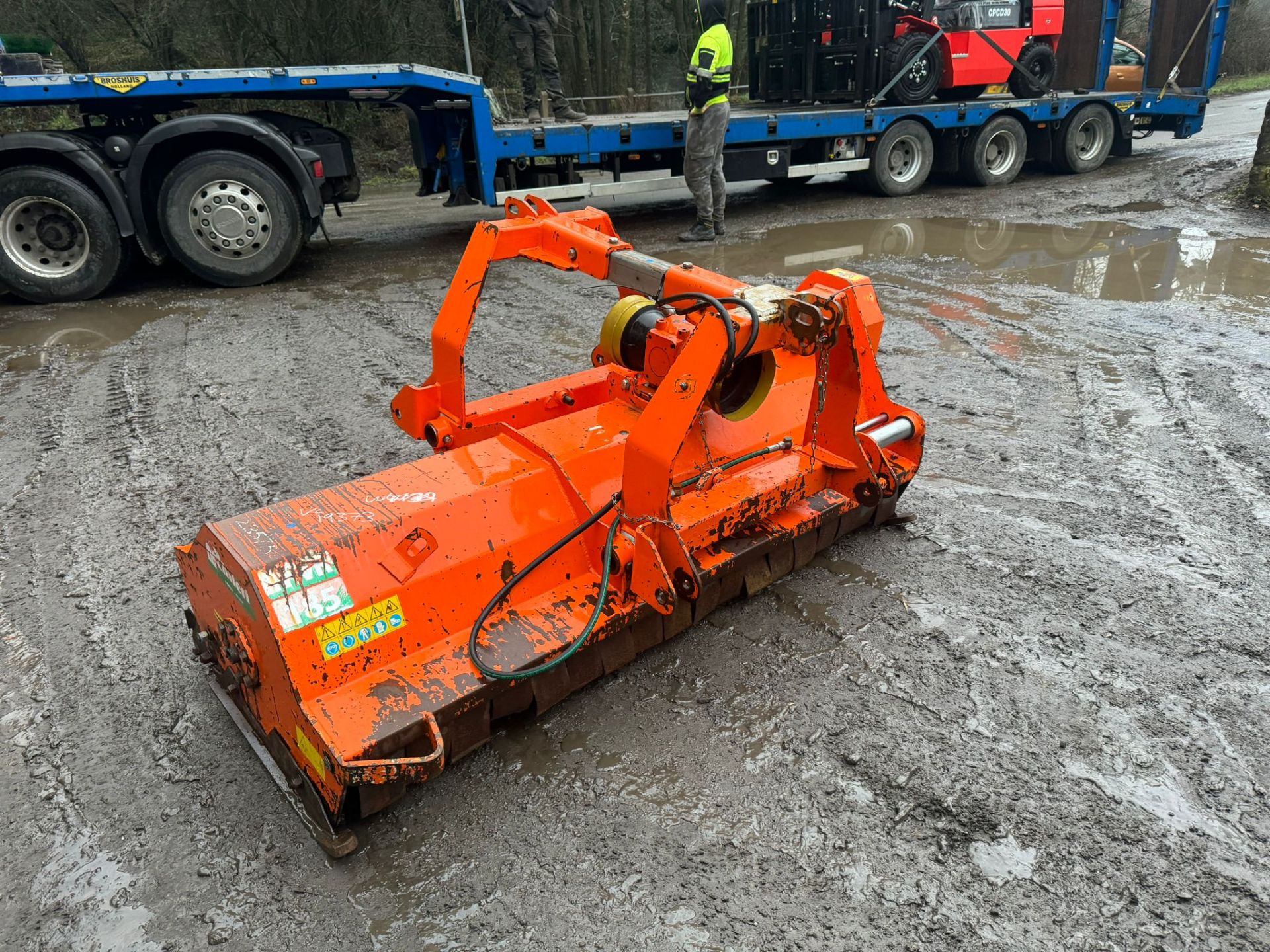 2013 RINIERI 185 F/R MOUNTED PTO DRIVEN FLAIL MOWER *PLUS VAT* - Bild 6 aus 9