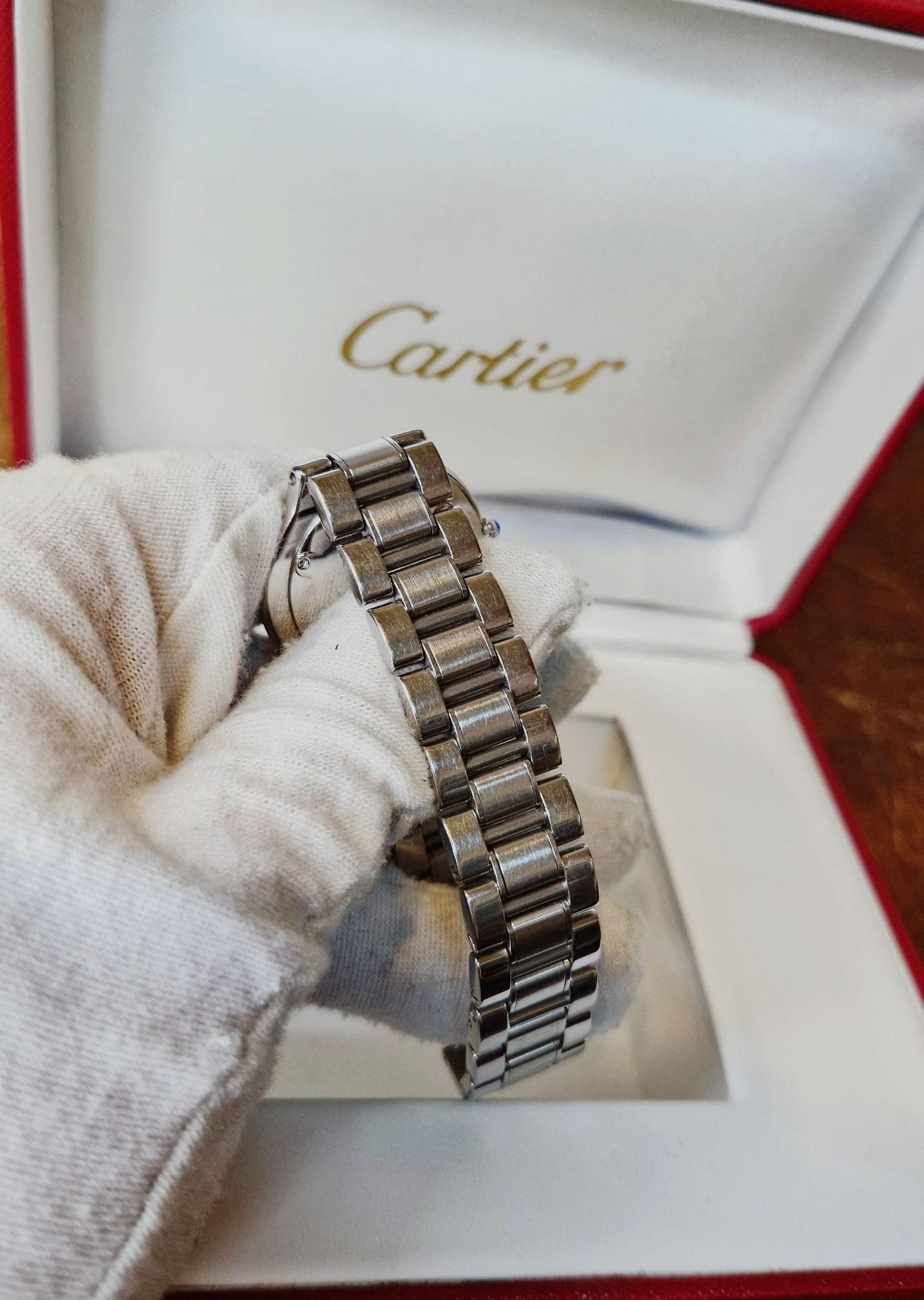 Cartier Ladies Watch Stainless Steel, Box & Papers, NO VAT - Image 5 of 9