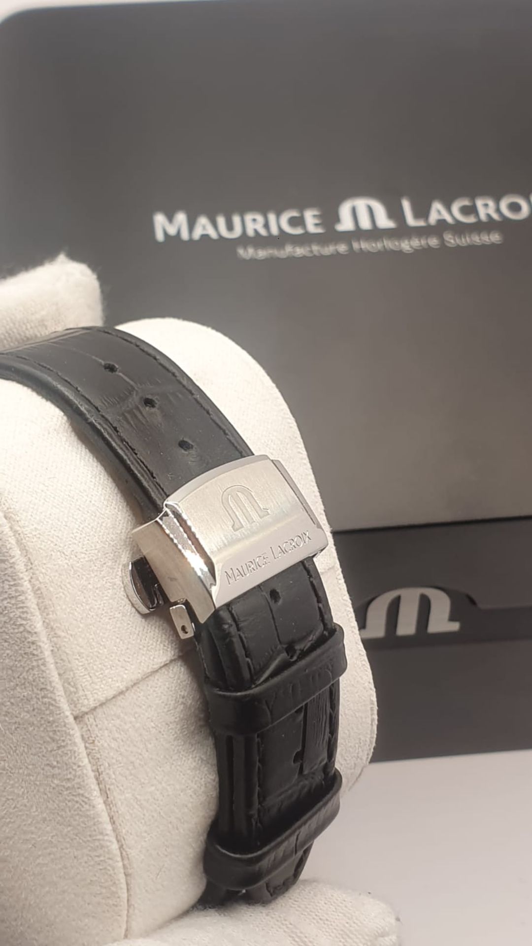 MAURICE LACROIX AIKON Chrono Black Dial Mens Swiss Watch NO VAT - Bild 7 aus 14