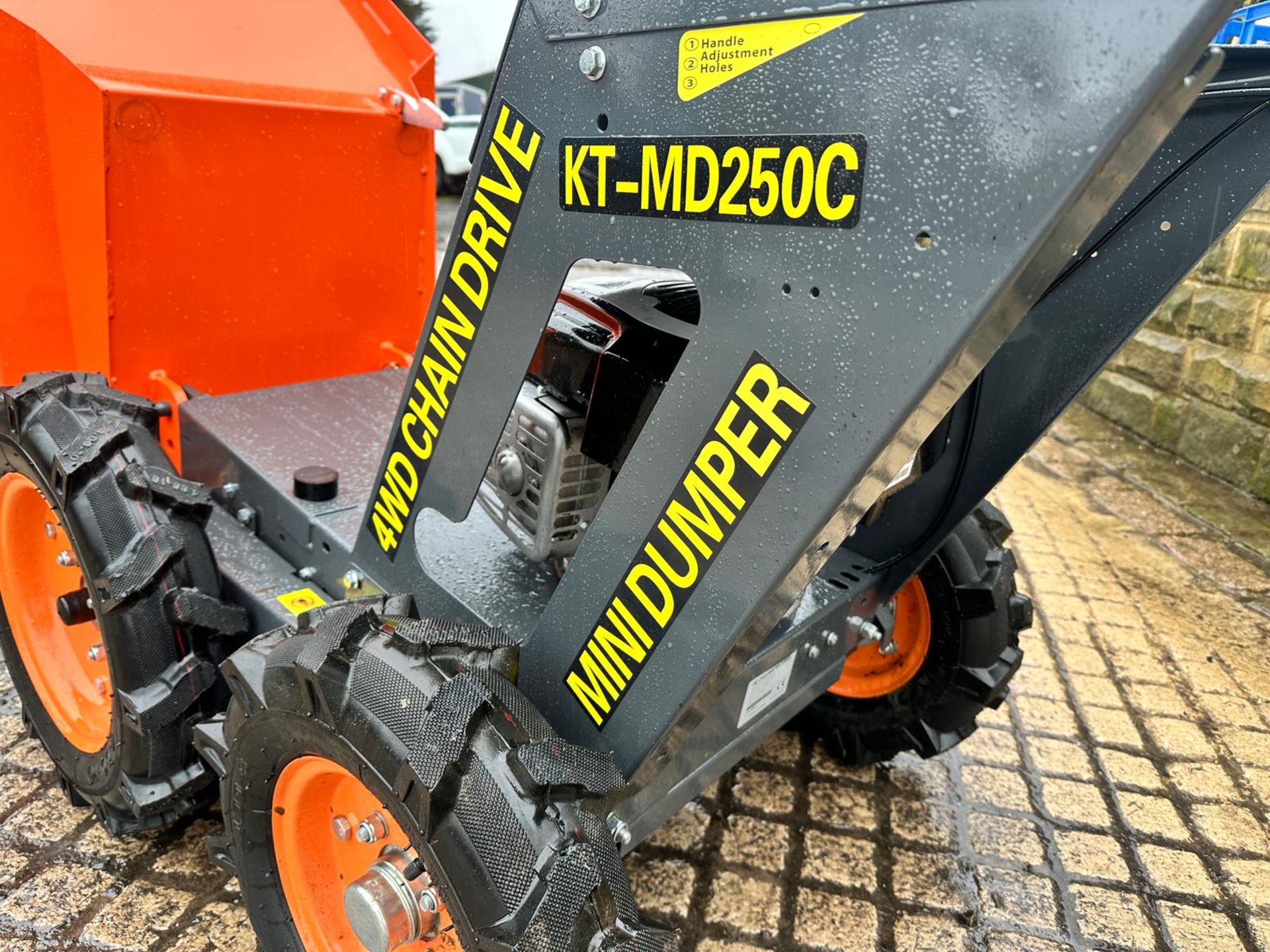 NEW/UNUSED KONSTANT KT-MD250C 4X4 PEDESTRIAN COMPACT DUMPER *PLUS VAT* - Image 9 of 12