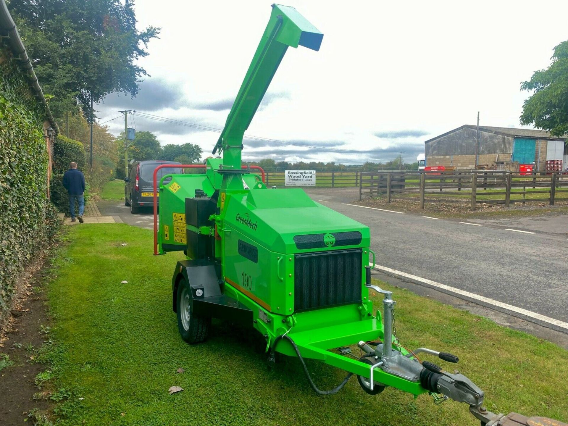 WOODCHIPPER GREENMECH ARBORIST 190,YEAR 2015, 190MM,ONLY 274 HOURS,KUBOTA ENGINE *PLUS VAT* - Image 4 of 9