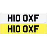 H10 OXF NUMBER PLATE, CURRENTY ON RETENTION *NO VAT*