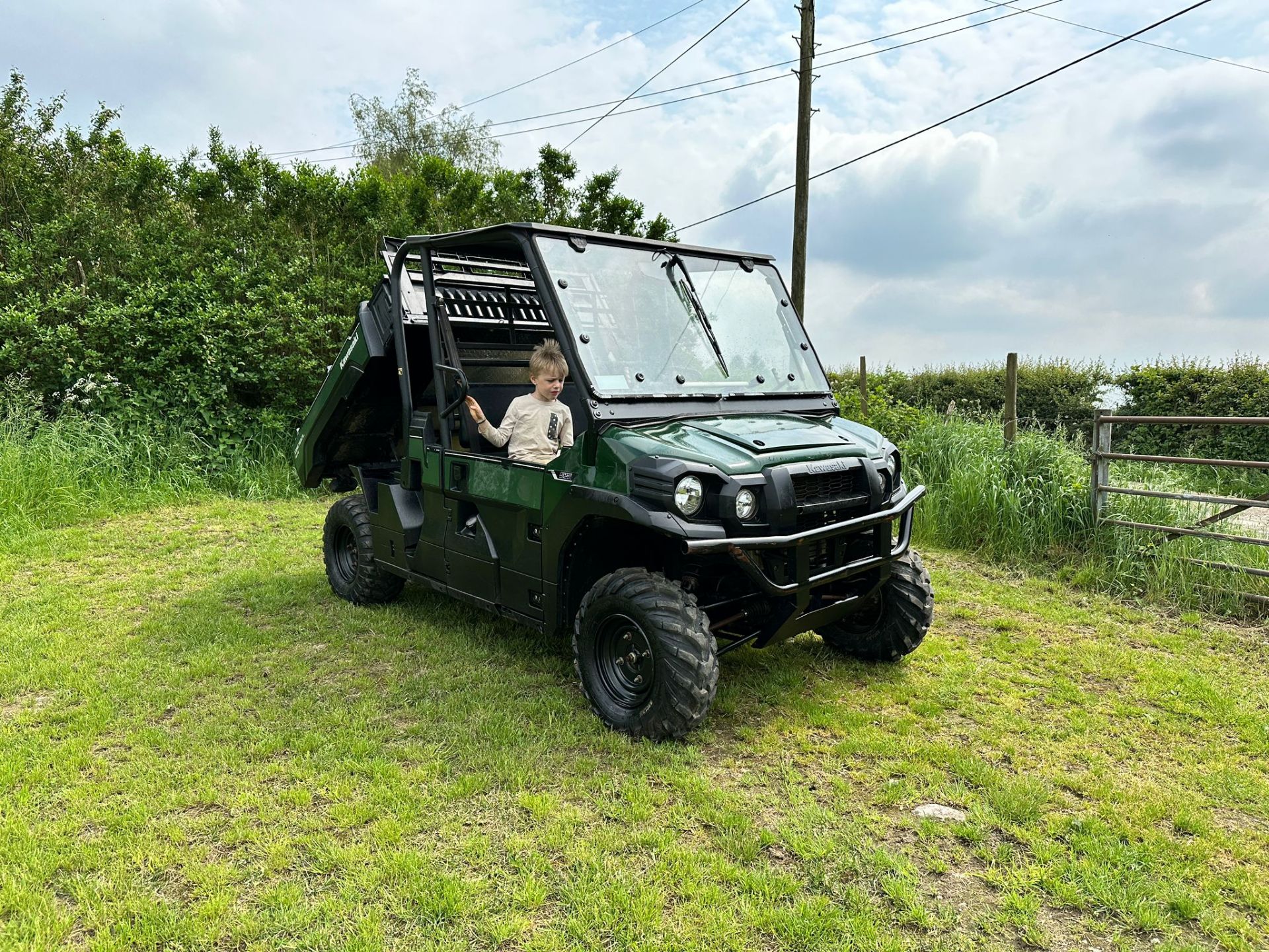 2018/67 KAWASAKI MULE PRO-DX DIESEL 4X4 BUGGY *PLUS VAT* - Bild 6 aus 16