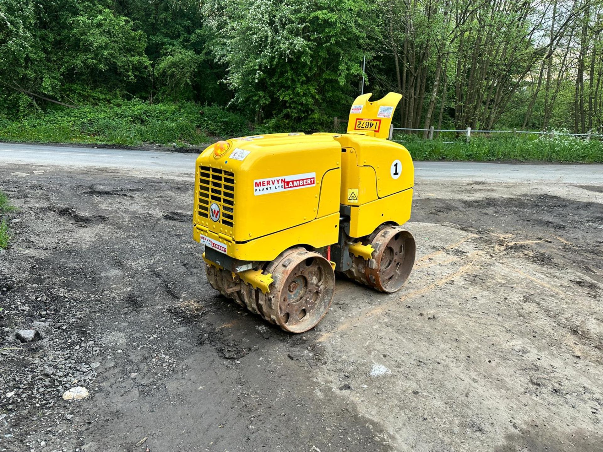 2017 WACKER NEUSON REMOTE CONTROLLED TRENCH ROLLER *PLUS VAT*