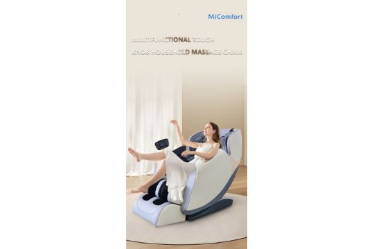 Brand New in Box Orchid White/Grey MiComfort Full Body Massage Chair RRP £2199 *NO VAT* - Image 6 of 10