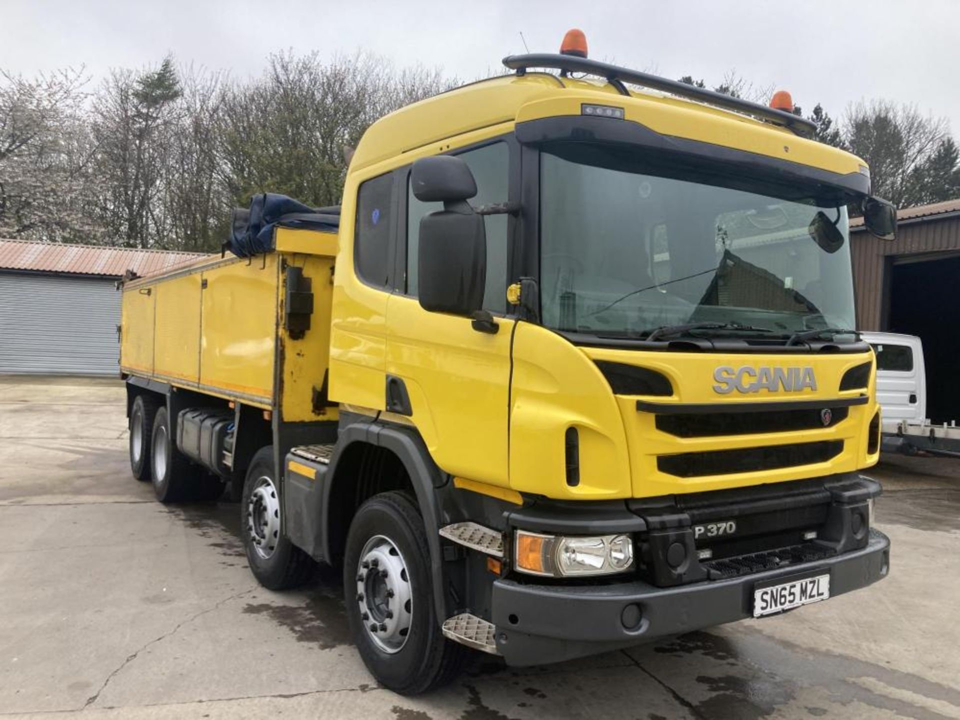 2015 65 Plate Scania P370 8x4 Steel Body Insulated Tipper *PLUS VAT*