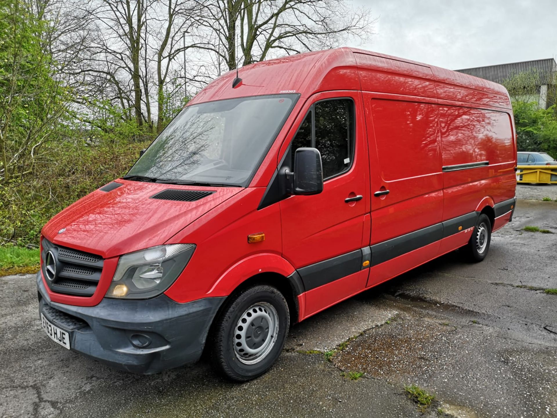 2013 MERCEDES-BENZ SPRINTER 310 CDI RED PANEL VAN *NO VAT* - Image 3 of 17