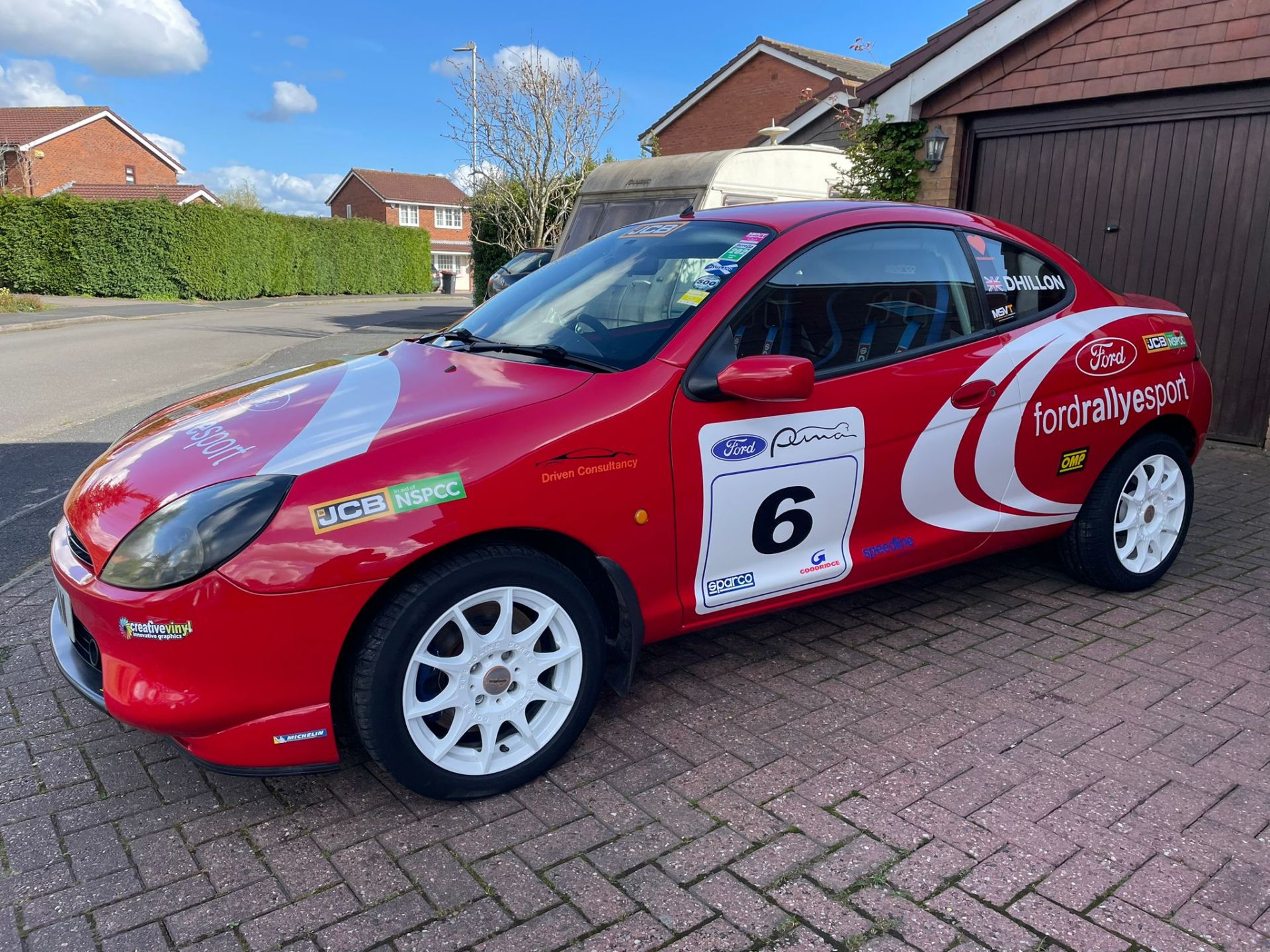 1999 FORD PUMA 1.7 16V RED COUPE, RALLY LIVERY, MOTORSPORTS WEIGHT REDUCTION *NO VAT* - Bild 5 aus 27