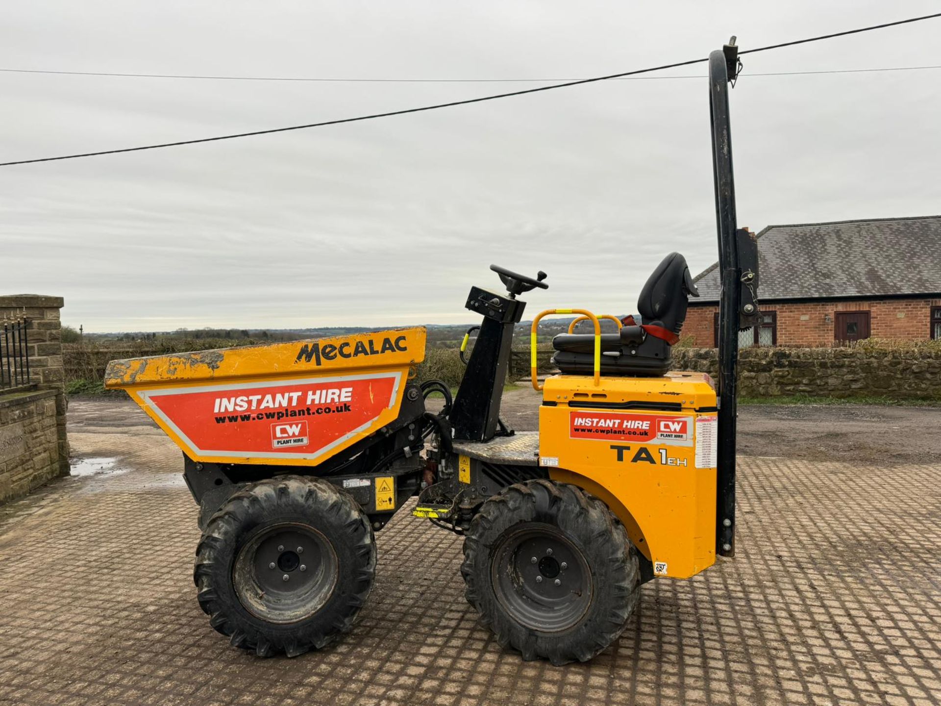 2018 MECALAC TA1EH 1 TON HIGH TIP DUMPER *PLUS VAT* - Bild 4 aus 15