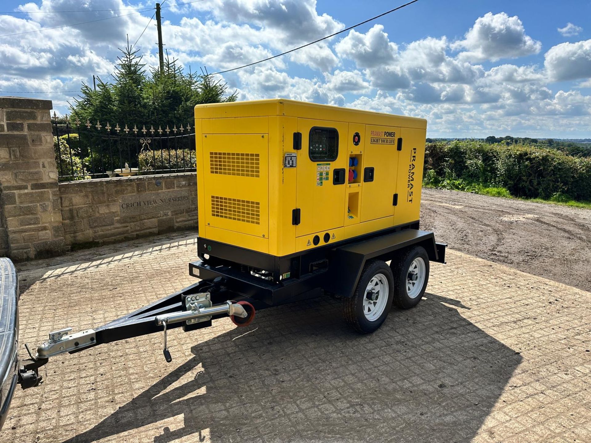 NEW/UNUSED PRAMAST 41KVA TWIN AXLE DIESEL TOWBEHIND GENERATOR *PLUS VAT* - Image 3 of 15