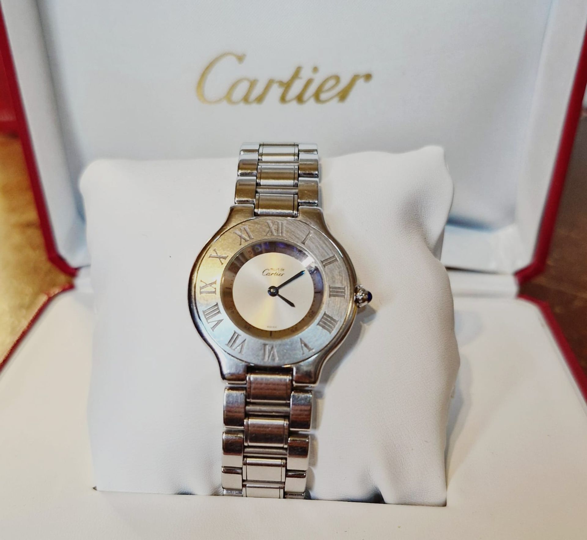 Cartier Ladies Watch Stainless Steel, Box & Papers, NO VAT