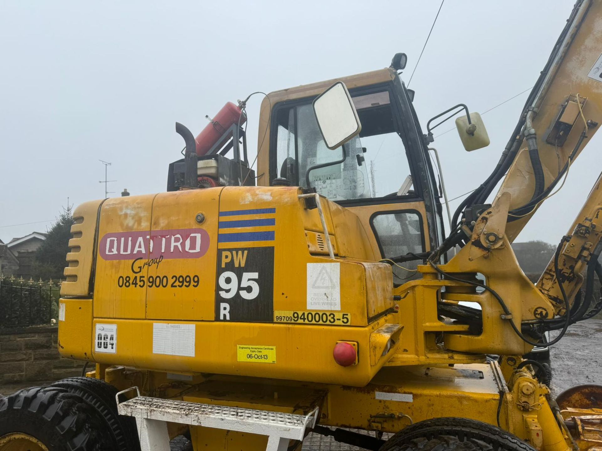 KOMATSU PC95R WHEELED EXCAVATOR WITH RAILWAY GEAR *PLUS VAT* - Image 13 of 19