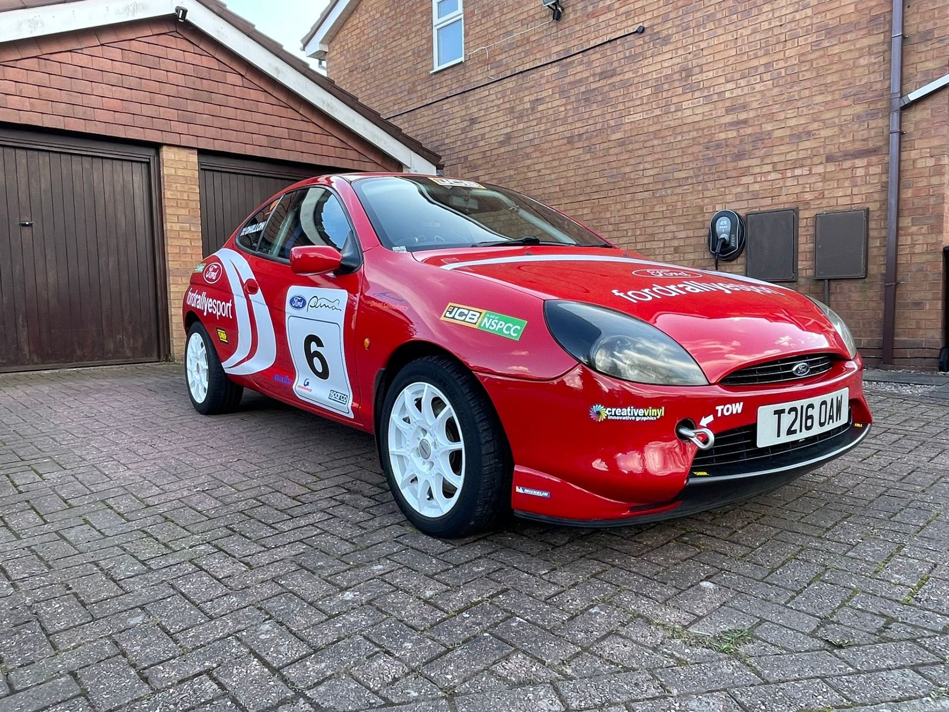 1999 FORD PUMA 1.7 16V RED COUPE, RALLY LIVERY, MOTORSPORTS WEIGHT REDUCTION *NO VAT*