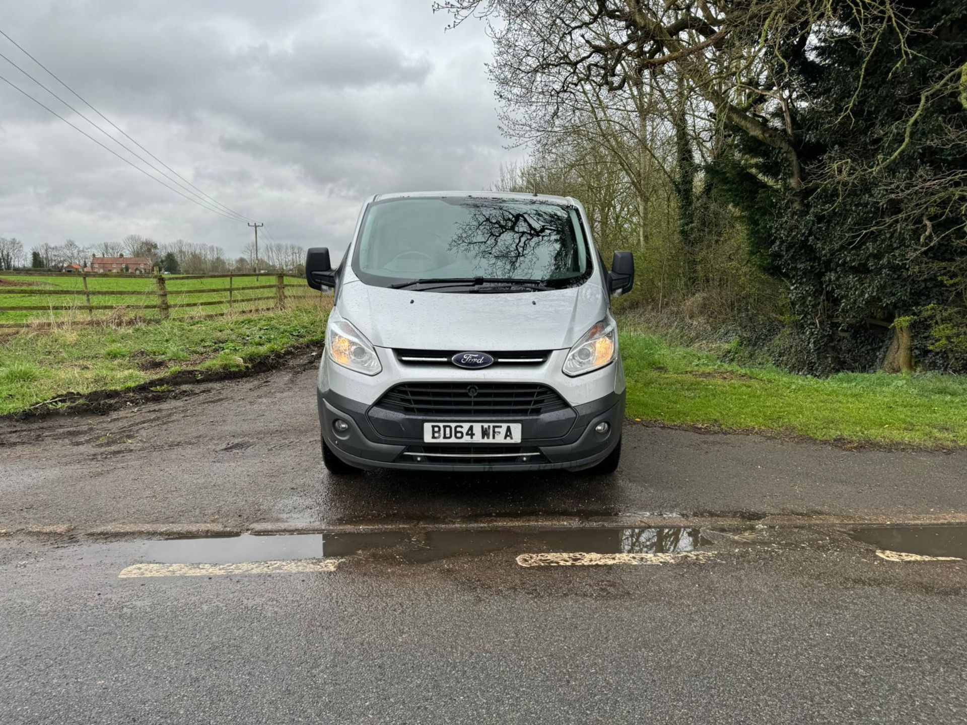 2014/64 REG FORD TRANSIT CUSTOM 270 TREND ETECH 2.2 DIESEL SILVER PANEL VAN *NO VAT* - Image 10 of 14