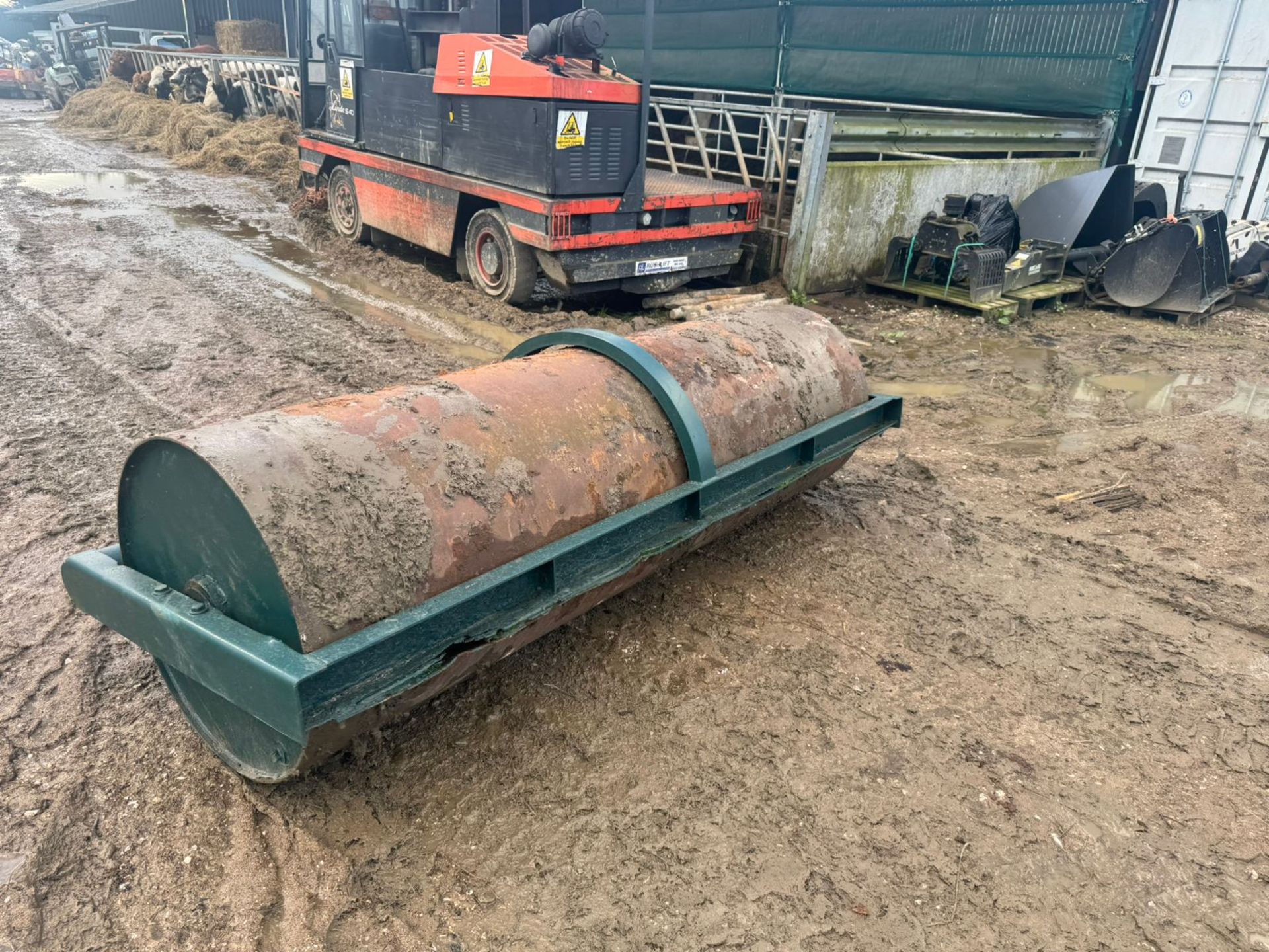 8FT TRACTOR GRASS ROLLER DRUM ROLLER *PLUS VAT* - Image 4 of 8