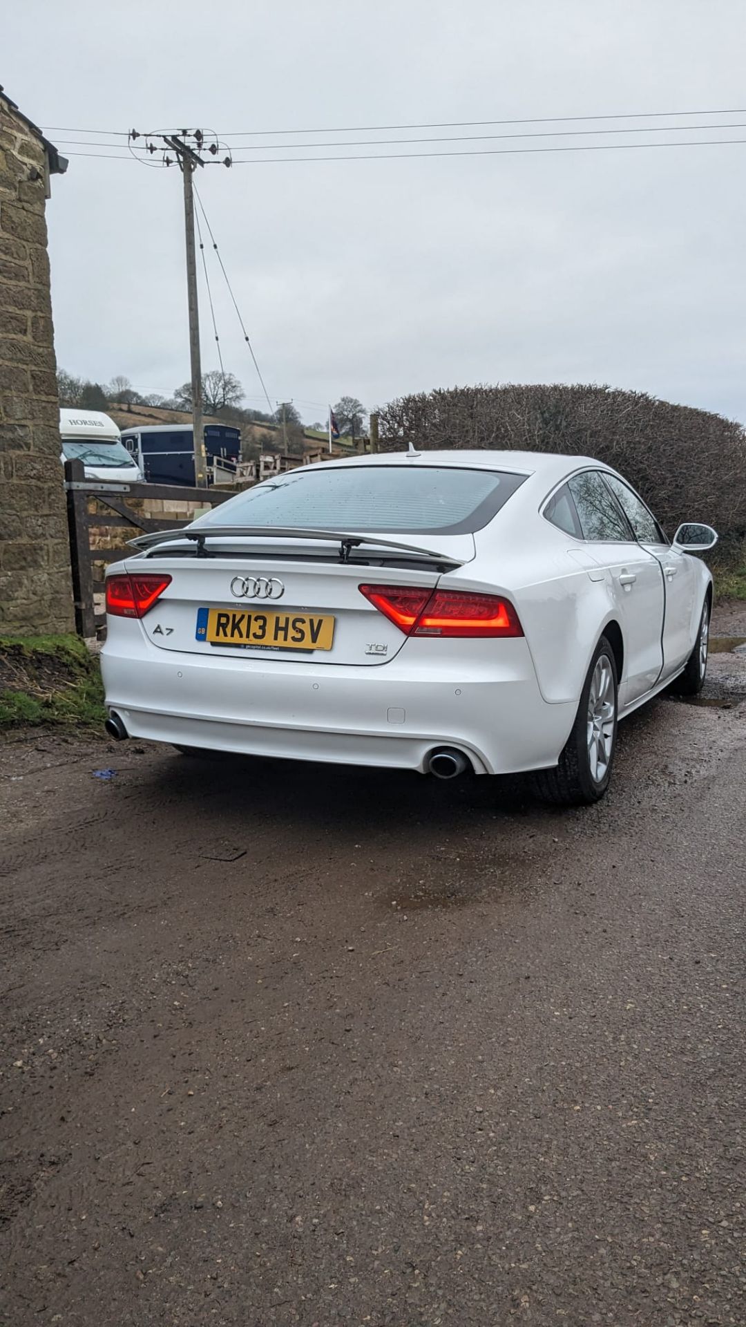 2013 AUDI A7 SE TDI QUATTRO AUTO WHITE *NO VAT* - Image 4 of 7