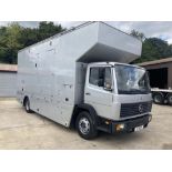 1997 MERCEDES LK900 1317L D SILVER BOX TRUCK/ RACE TRUCK MOTORHOME *NO VAT*