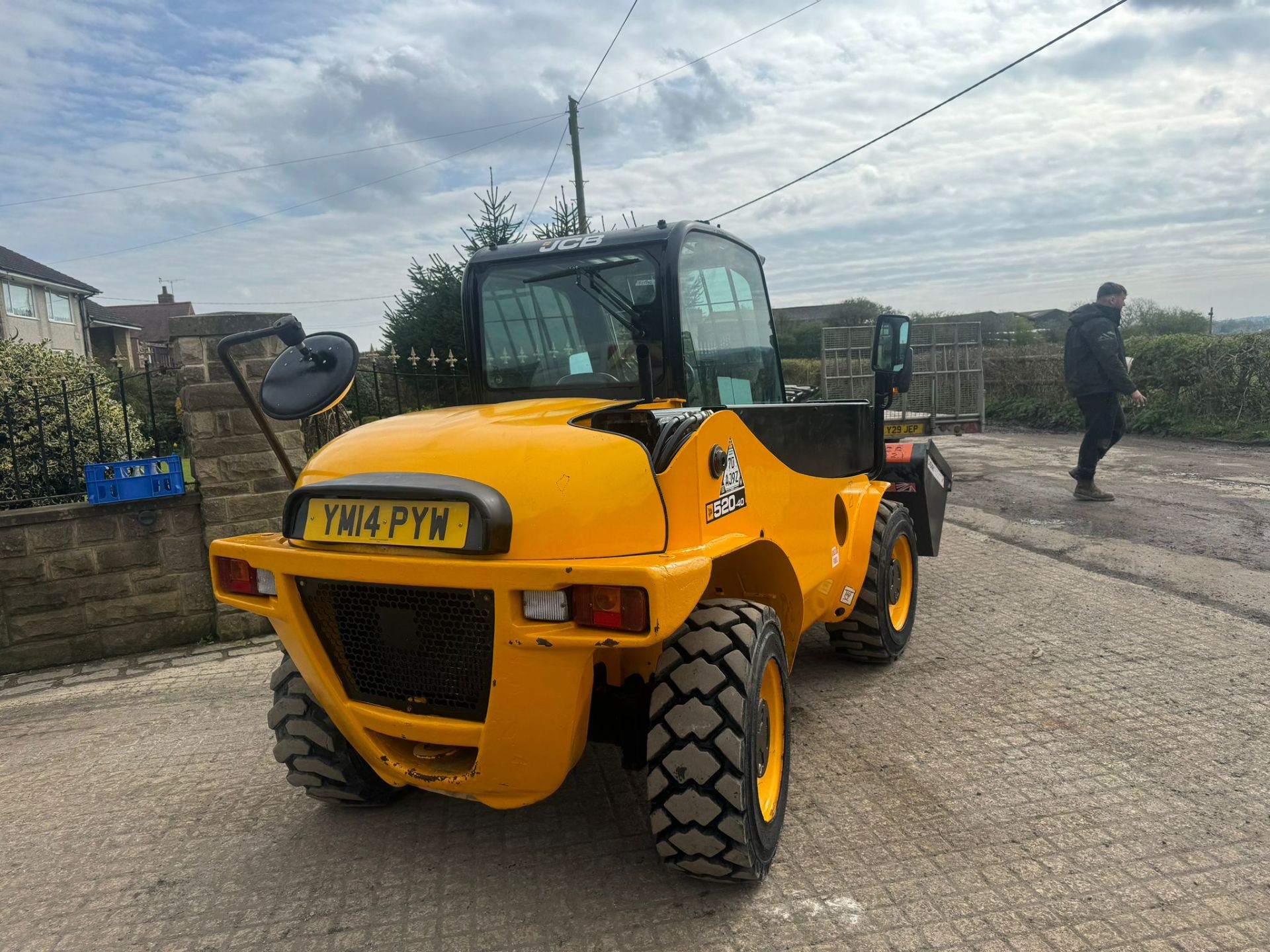 JCB 520-50 2 TON DIESEL TELESCOPIC TELEHANDLER BUCKET AND FORKS *PLUS VAT* - Bild 13 aus 27