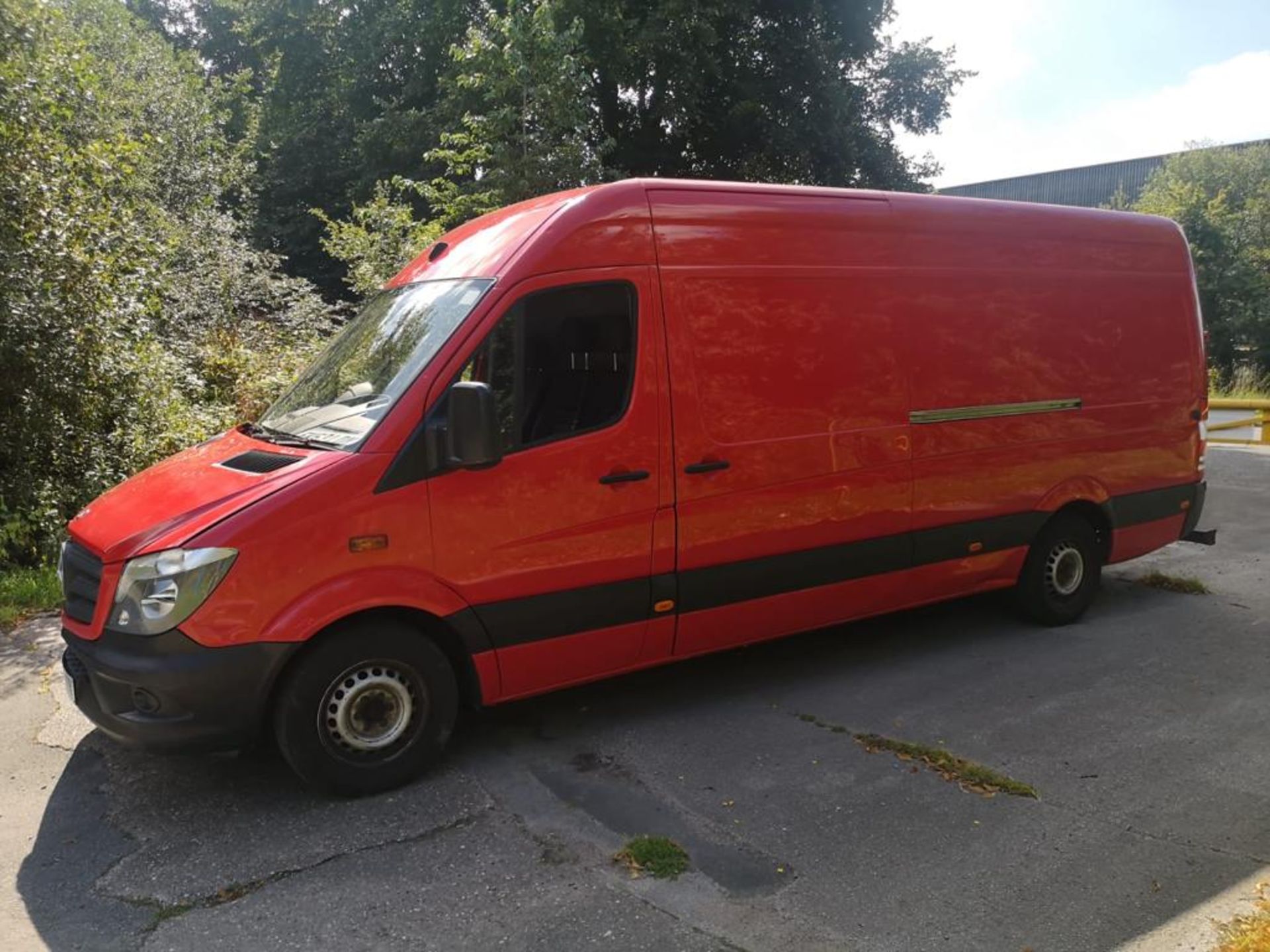 2013 MERCEDES-BENZ SPRINTER 310 CDI RED PANEL VAN *NO VAT* - Image 3 of 13