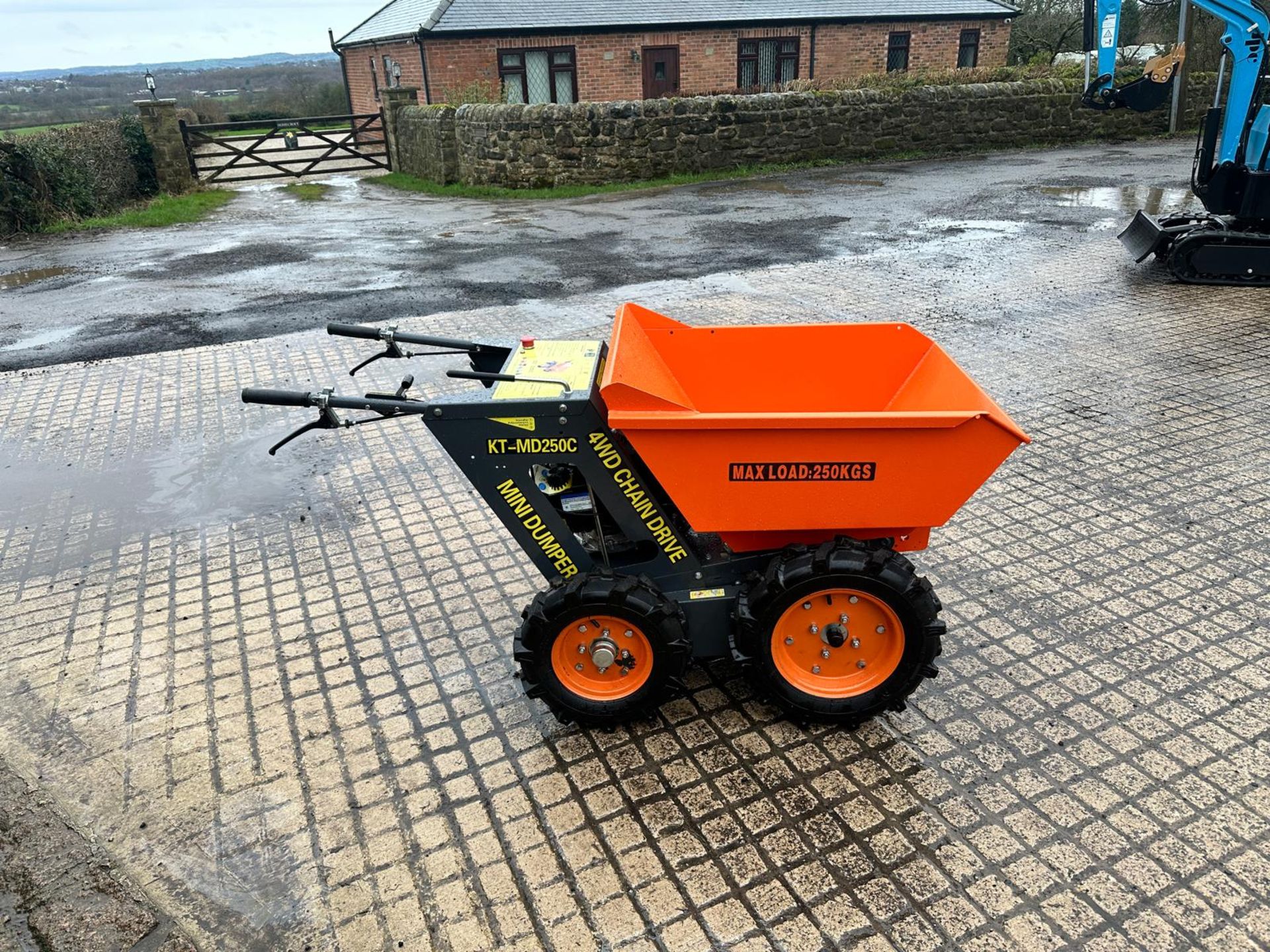 NEW/UNUSED KONSTANT KT-MD250C 4X4 PEDESTRIAN COMPACT DUMPER *PLUS VAT*