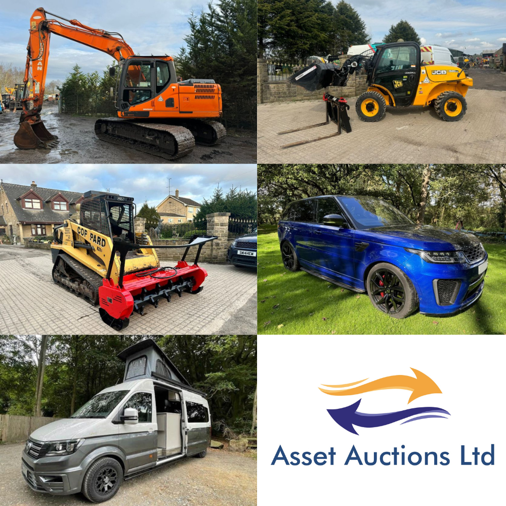 1pm FRIDAY! 700+ LOTS TO INCLUDE PRESTIGE & CLASSIC CARS, INDUSTRIAL, EXCAVATORS, AGRICULTURAL, TRACTORS, TRAILERS, TIPPERS, MOWERS, ELECTRIC