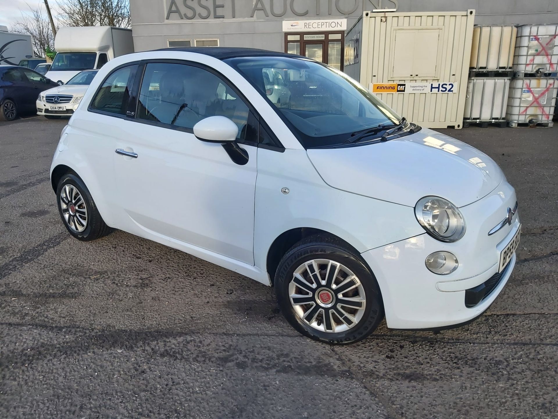 2009/59 REG FIAT 500 C POP CONVERTIBLE 1.2 PETROL MANUAL BLUE *NO VAT*