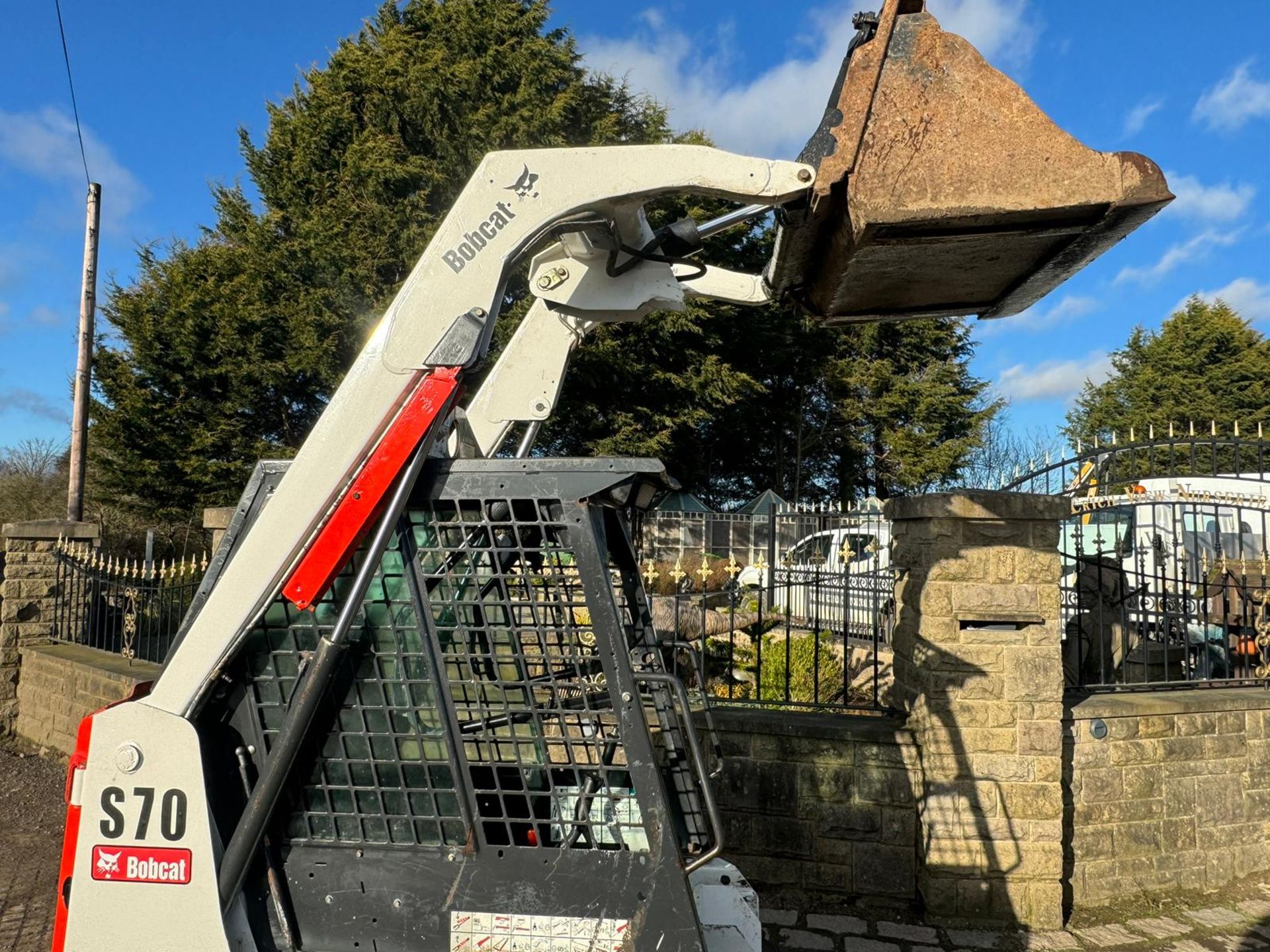 2015 BOBCAT S70 COMPACT WHEELED SKIDSTEER LOADER *PLUS VAT* - Image 10 of 18