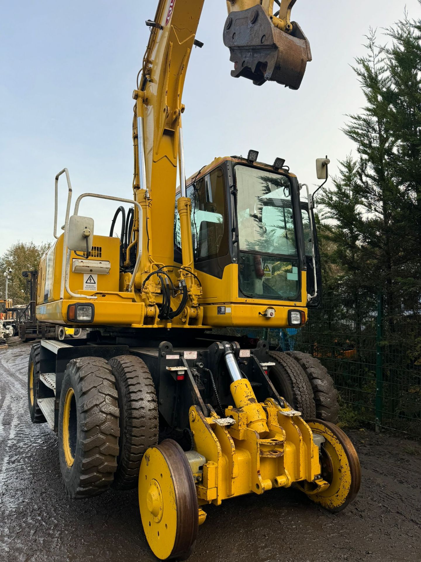 KOMATSU PW160ES-7K 4WD WHEELED EXCAVATOR C/W QUICK HITCH & RAILWAY GEAR *PLUS VAT* - Bild 14 aus 22