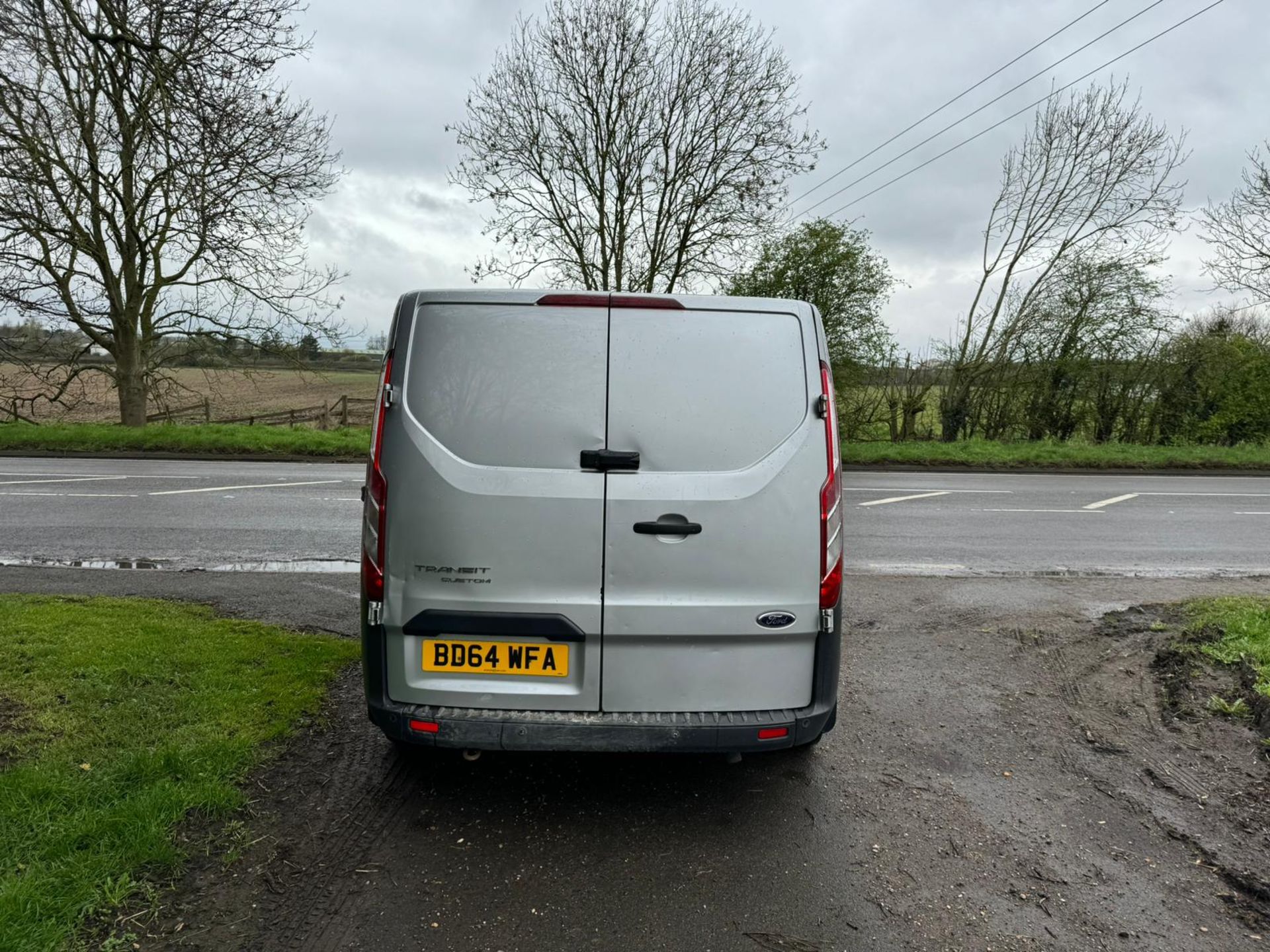 2014/64 REG FORD TRANSIT CUSTOM 270 TREND ETECH 2.2 DIESEL SILVER PANEL VAN *NO VAT* - Image 6 of 14