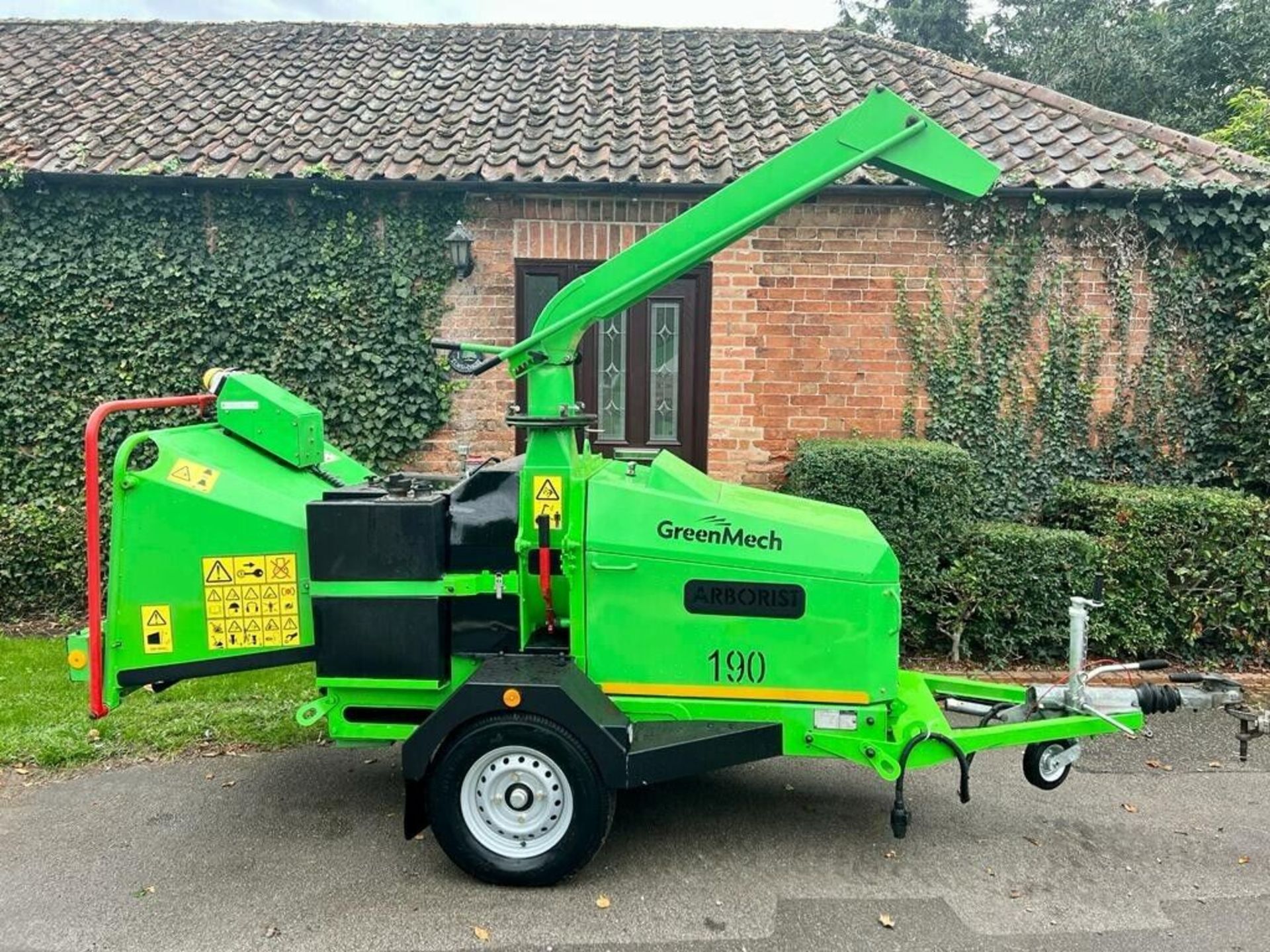 WOODCHIPPER GREENMECH ARBORIST 190,YEAR 2015, 190MM,ONLY 274 HOURS,KUBOTA ENGINE *PLUS VAT* - Image 2 of 9