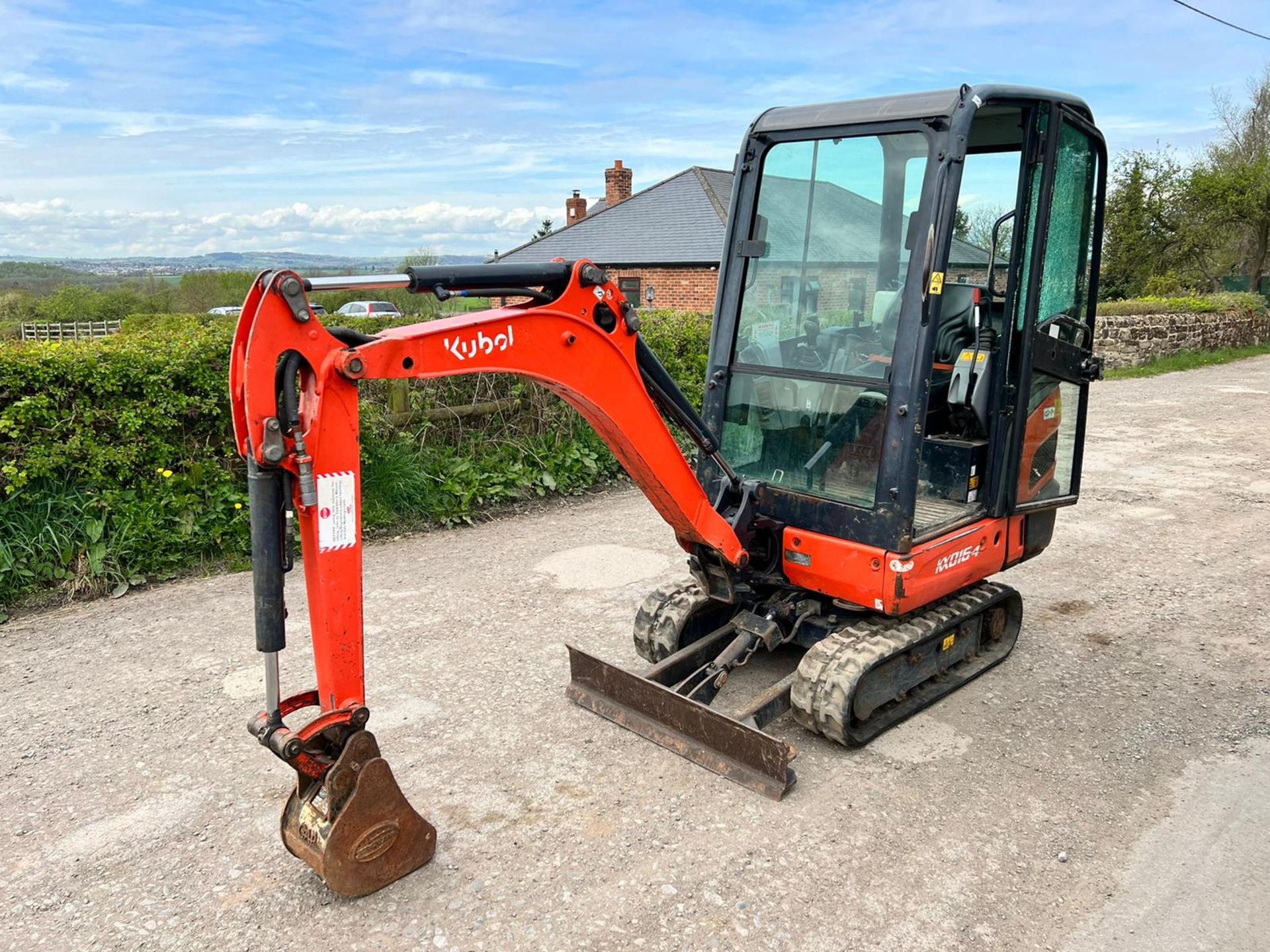 2015 Kubota KX016-4 1.6 Ton Mini Digger, Runs Drives And Digs, Cabbed *PLUS VAT* - Bild 5 aus 23