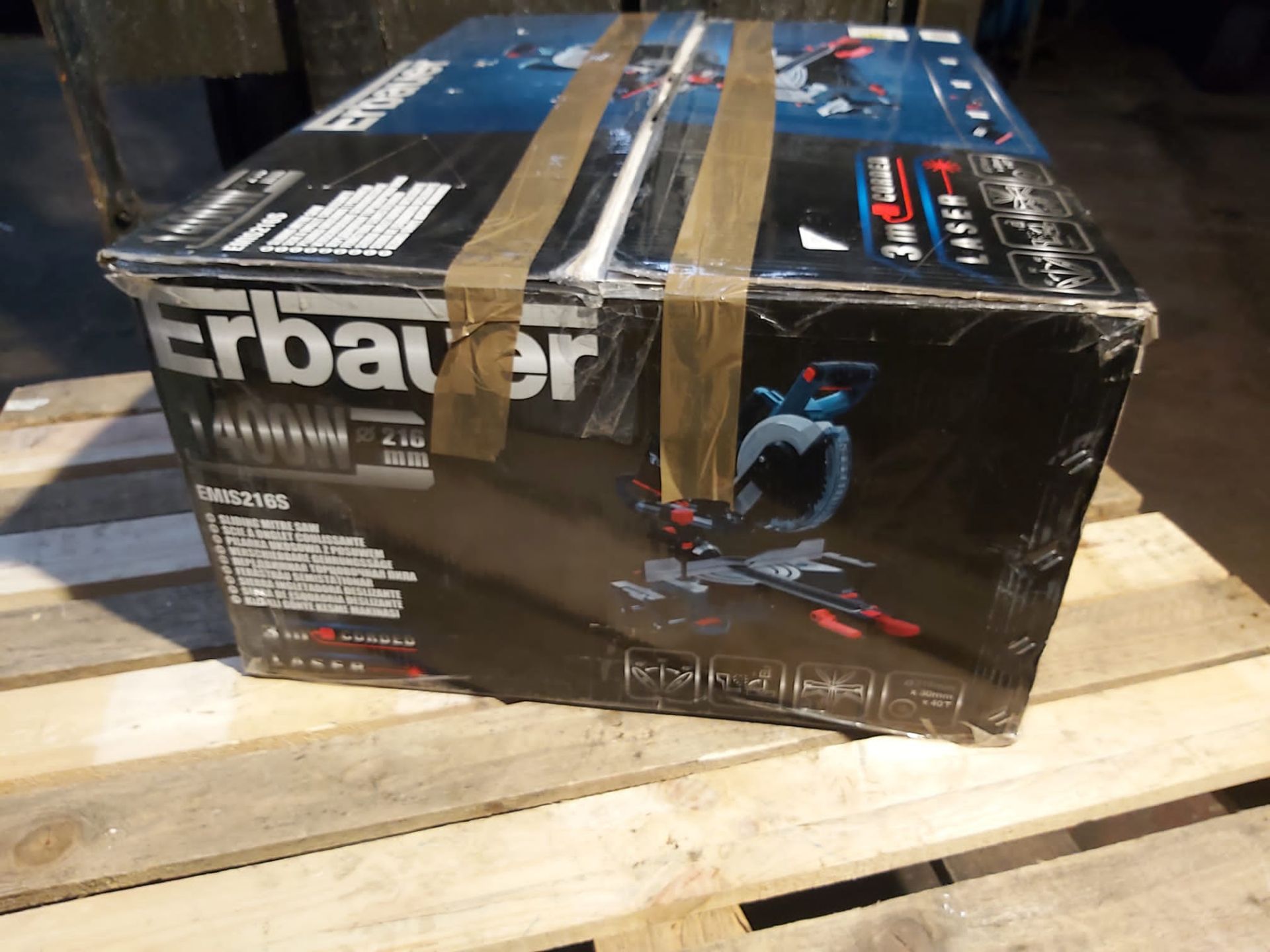 ERBAUER 1400W SLIDING MITRE SAW *PLUS VAT* - Bild 3 aus 3