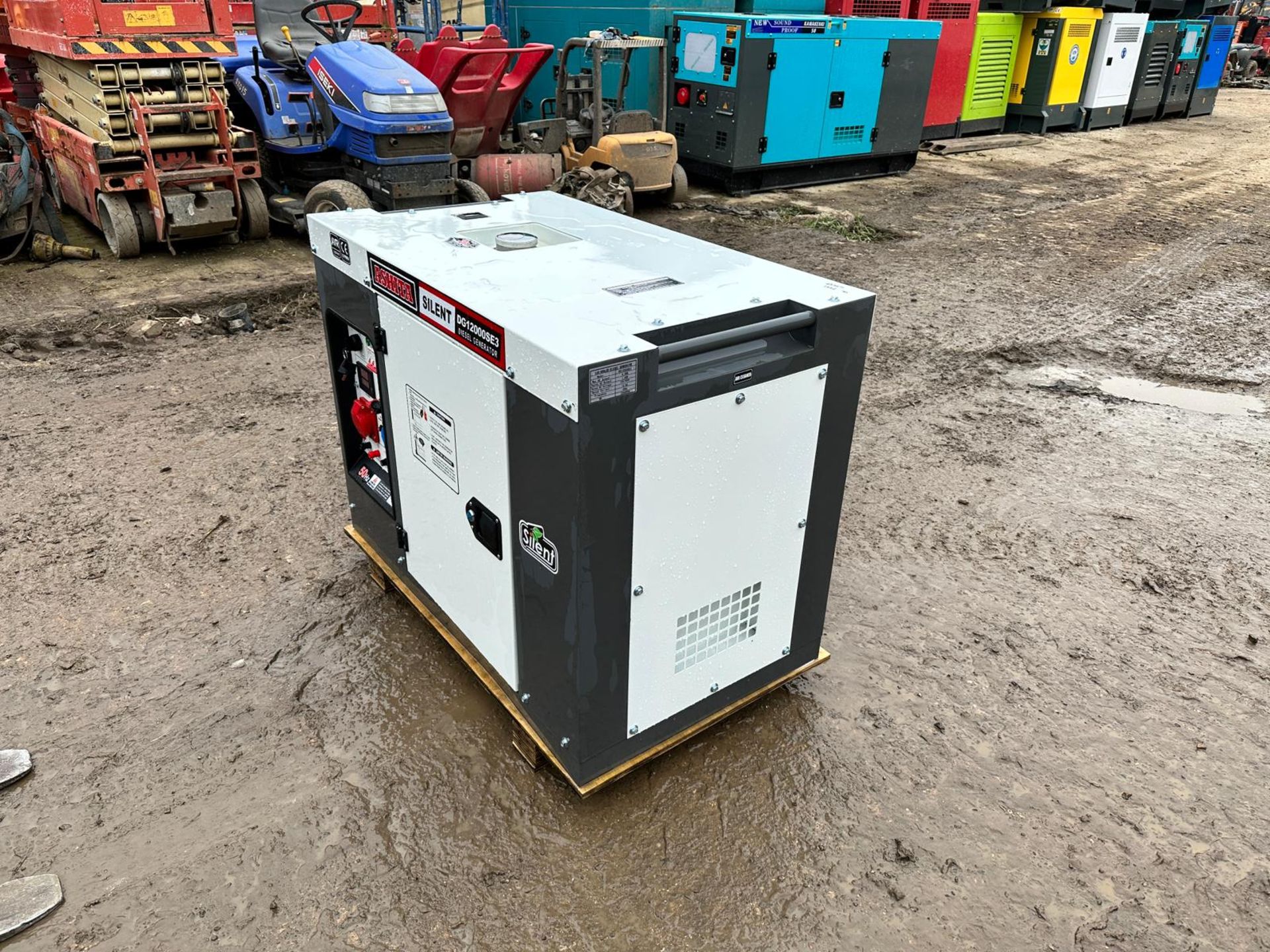 NEW/UNUSED DG12000SE3 SILENT DIESEL GENERATOR *PLUS VAT* - Image 2 of 12