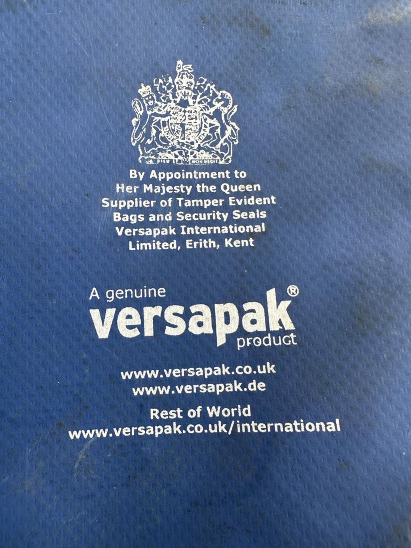 Versapak Tamper Proof Heavy Vinyl Zipper Bags *PLUS VAT* - Bild 2 aus 6