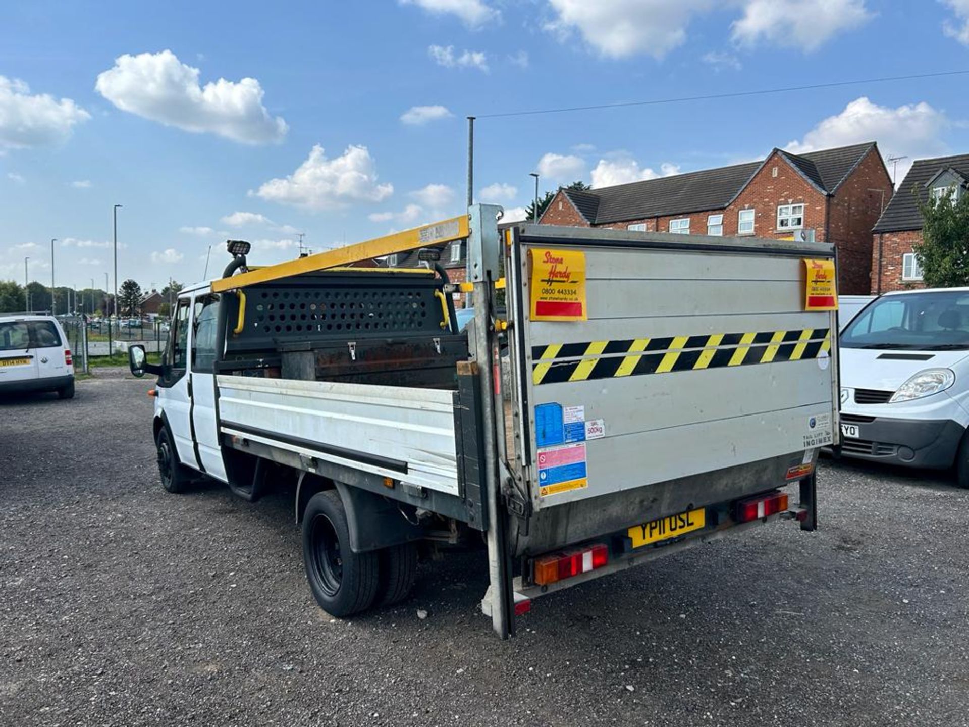 2011 FORD TRANSIT 100 T350L D/C RWD WHITE CHASSIS CAB *NO VAT* - Bild 5 aus 14