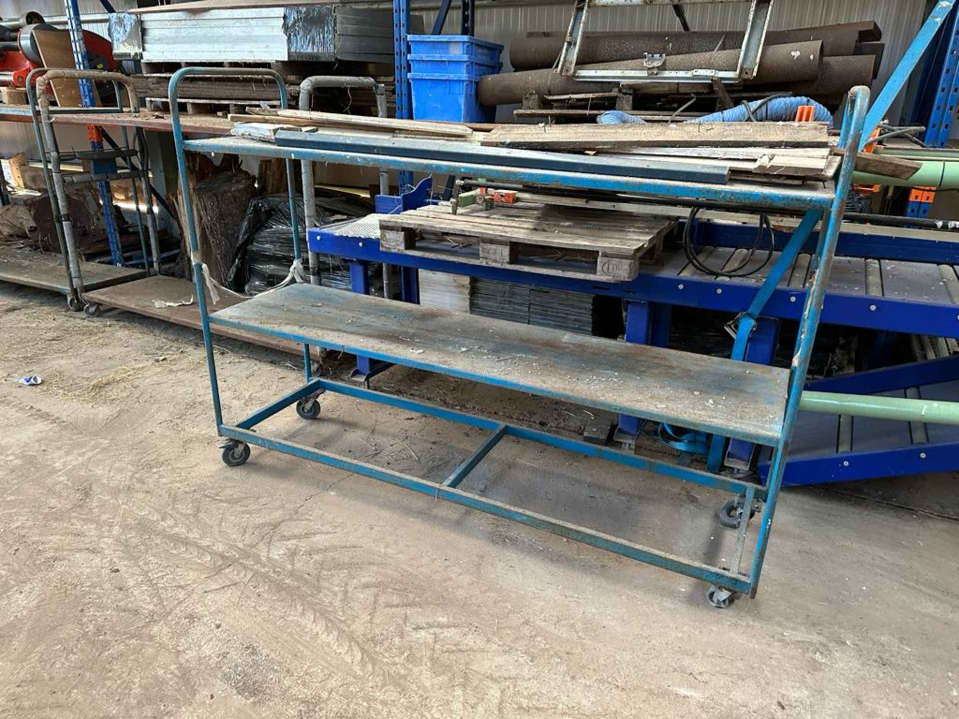 3 x Warehouse Trolleys/ Shelving - NO RESERVE *NO VAT*