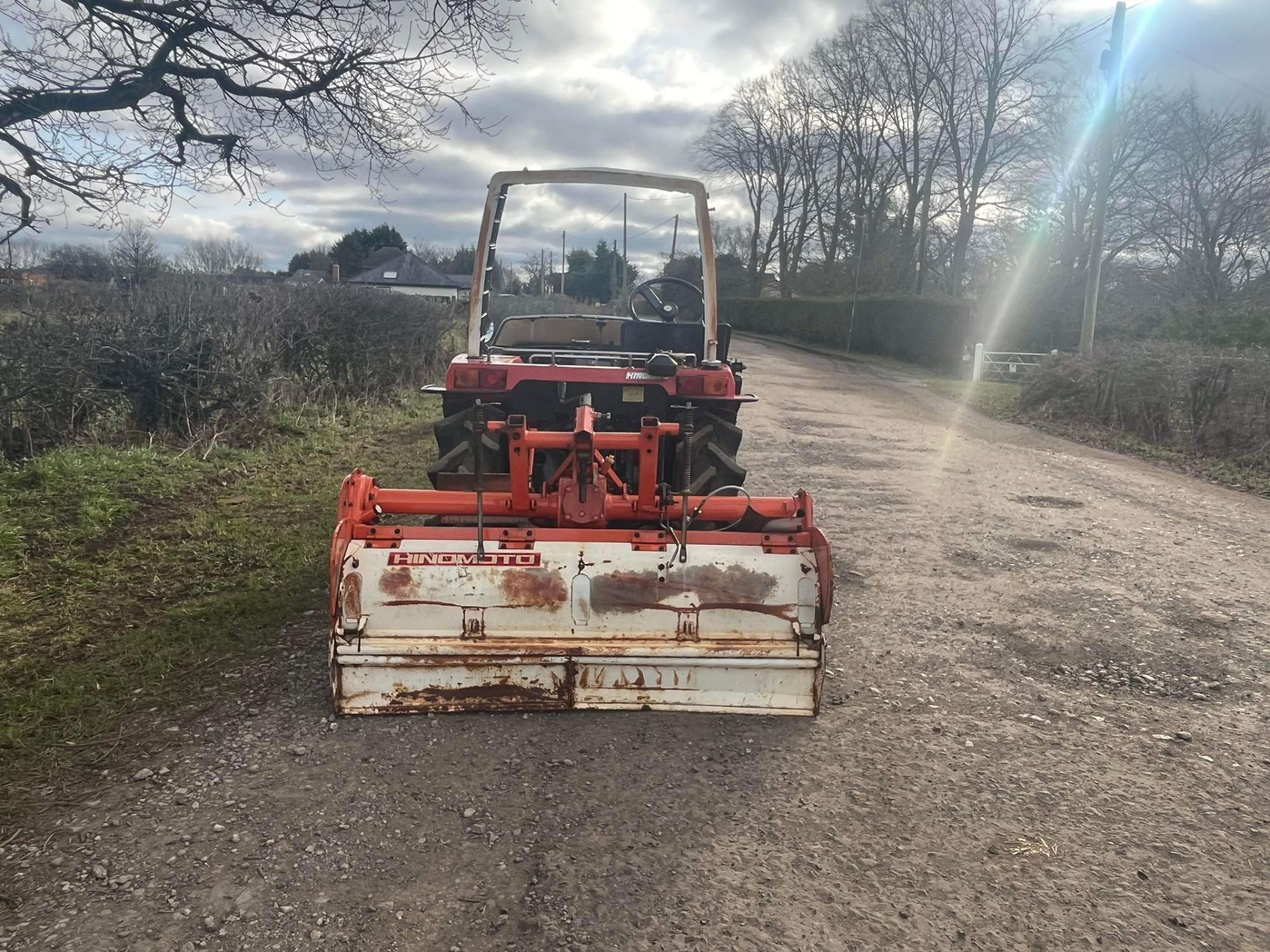 HINOMOTO JT1 4WD COMPACT TRACTOR WITH 4FT ROTAVATOR *PLUS VAT* - Image 7 of 12