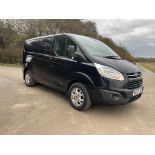 2015 FORD TRANSIT CUSTOM 270 LIMITED ECO-TECH 2.2 DIESEL BLACK PANEL VAN, SHOWING 1 FORMER KEEPER