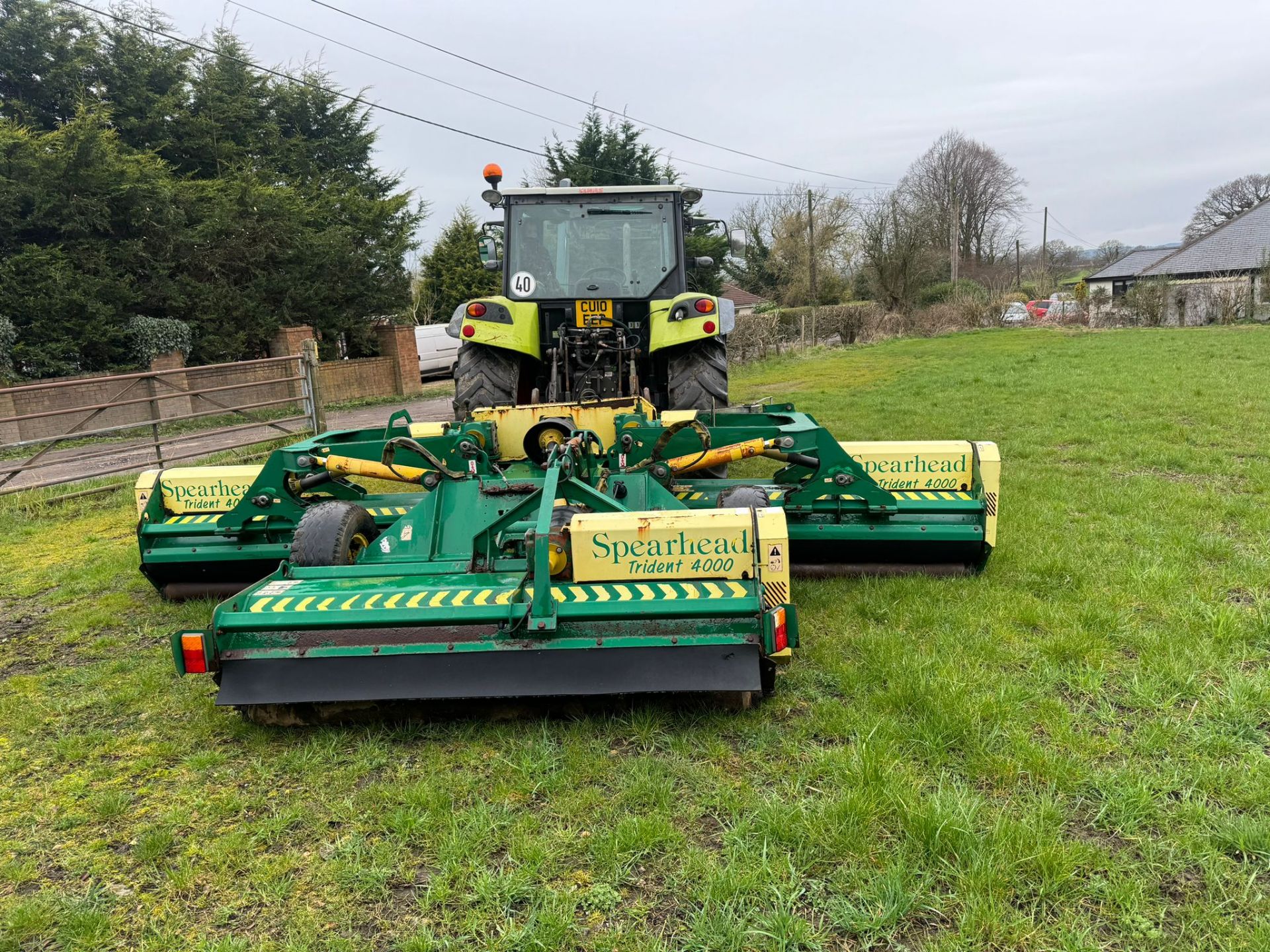 SPEARHEAD TRIDENT 4000 3 GANG TOWBEHIND FLAIL MOWER *PLUS VAT* - Image 9 of 12