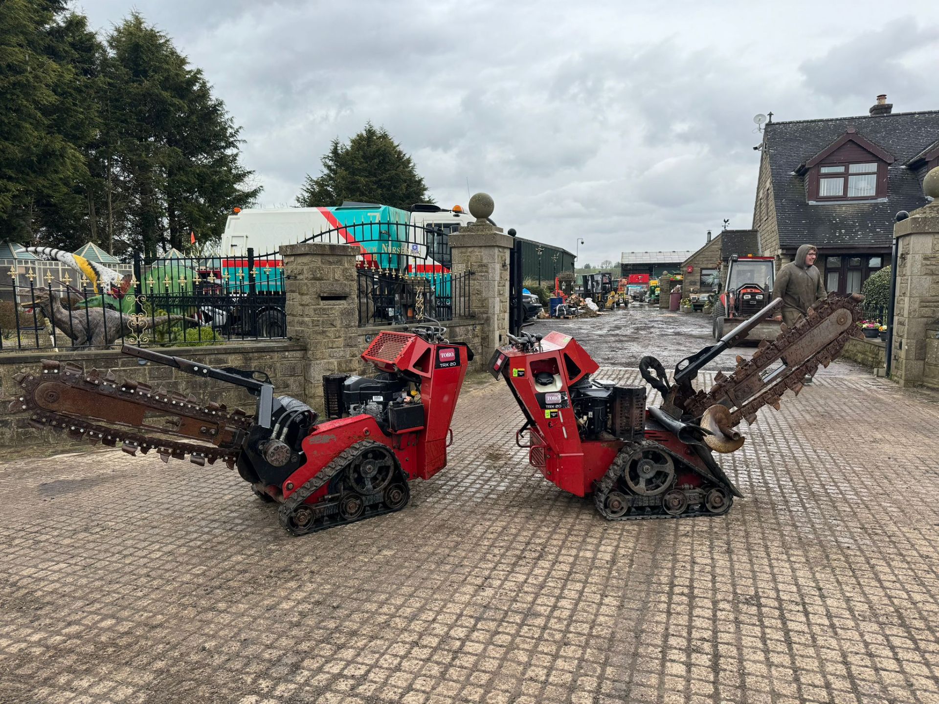 2013 TORO TRX20 TRACKED PEDESTRIAN TRENCHER *PLUS VAT* - Image 12 of 14