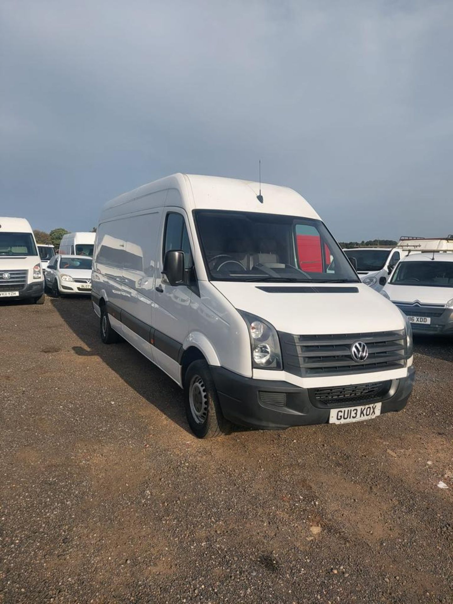 2013 VOLKSWAGEN CRAFTER CR35 TDI 136 LWB WHITE PANEL VAN *NO VAT*