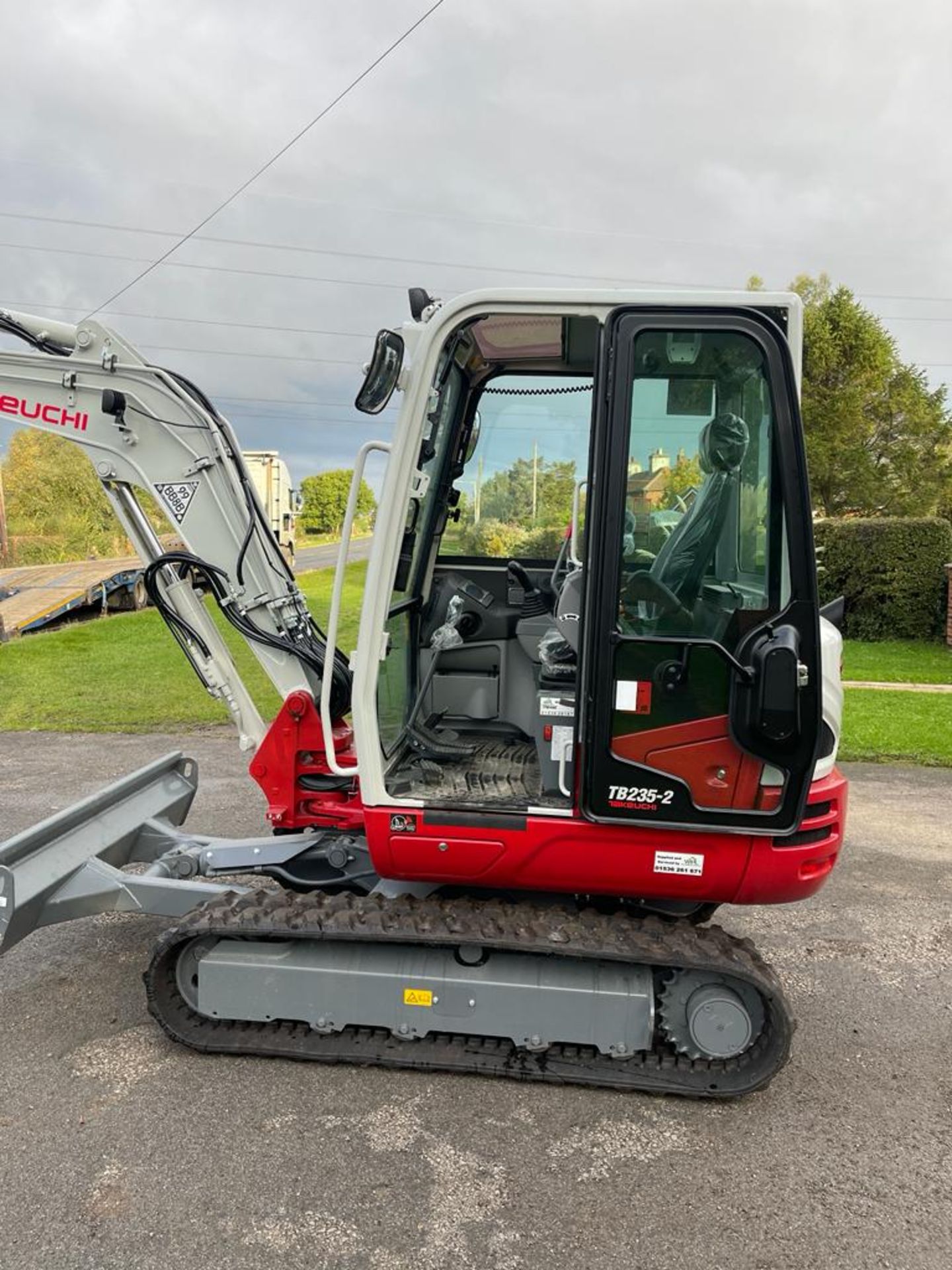 2021 ONLY 60 hrs ! Takeuchi TB235 -2 3.5 Ton Excavator HYD QUICK HITCH *PLUS VAT* - Bild 4 aus 5