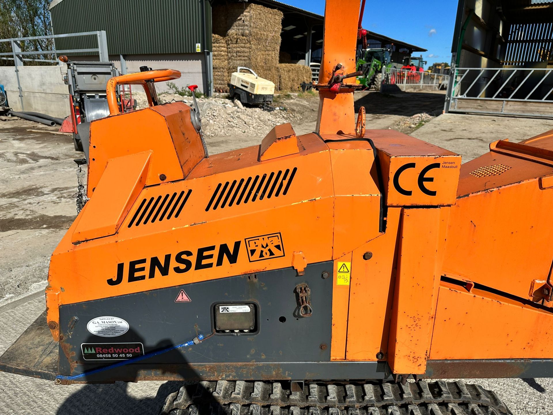 Jensen A530T Diesel Tracked Woodchipper, Runs Drives And Chips, Showing A Low 2669 Hours! *PLUS VAT* - Image 7 of 17