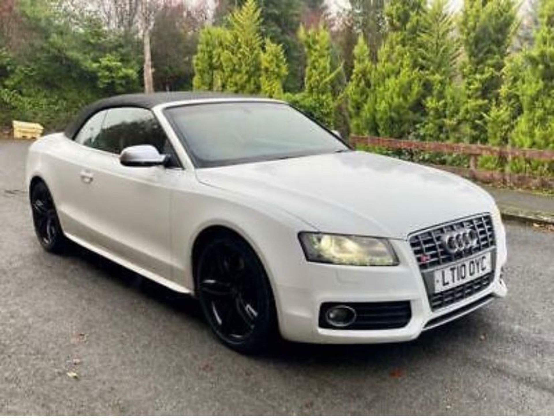 2010 AUDI S5 V6T QUATTRO AUTO WHITE CONVERTIBLE - PARKING SENSORS - SAT NAV - 2 KEYS *NO VAT* - Image 2 of 6