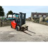 2019 HELI FD25G 2.5 TON DIESEL FORKLIFT WITH 360 ROTATING FORK CARRIAGE *PLUS VAT*