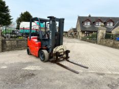 2019 HELI FD25G 2.5 TON DIESEL FORKLIFT WITH 360 ROTATING FORK CARRIAGE *PLUS VAT*