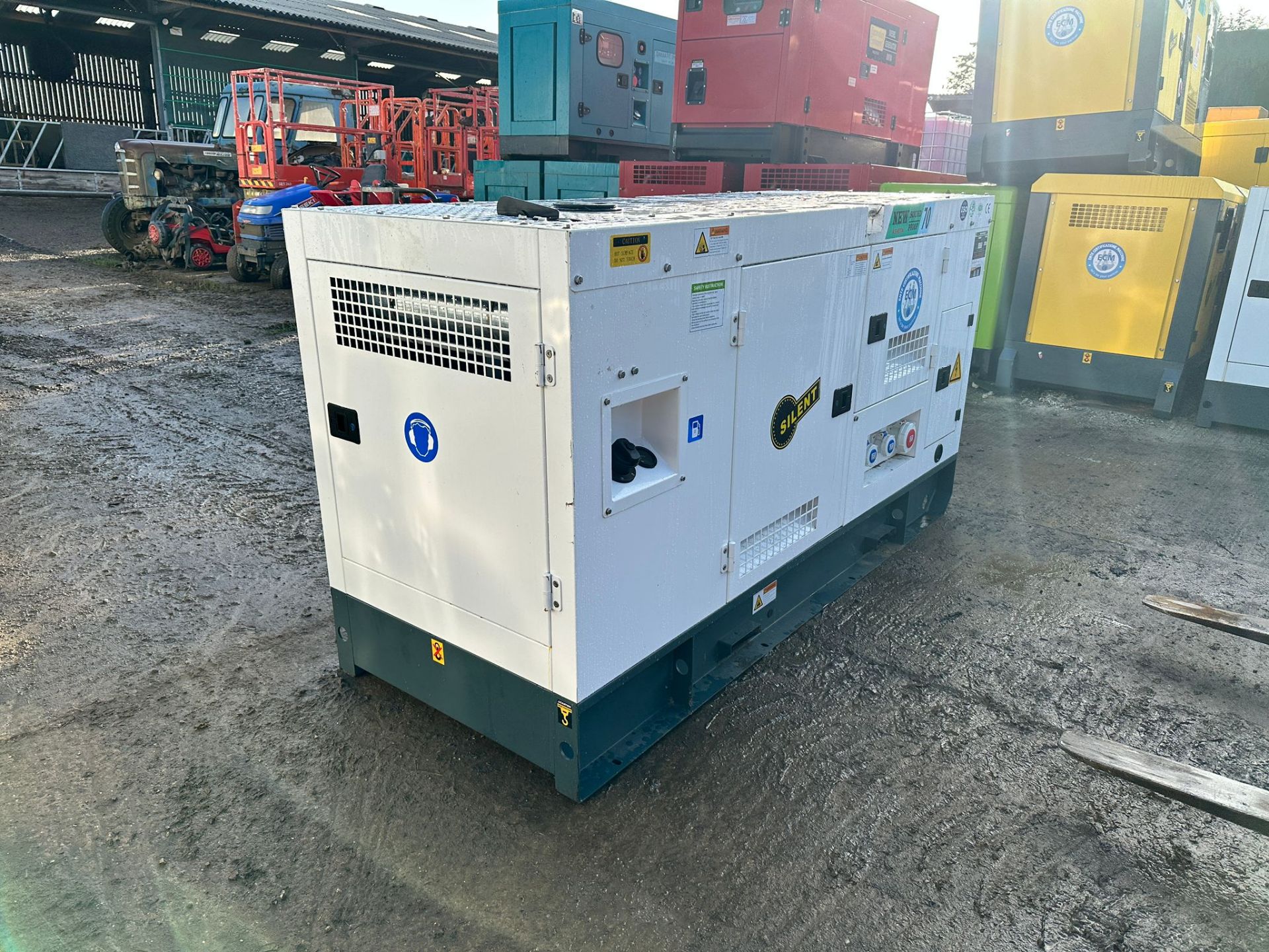 NEW/UNUSED 70KVA DIESEL SOUND PROOF GENERATOR *PLUS VAT* - Image 3 of 9